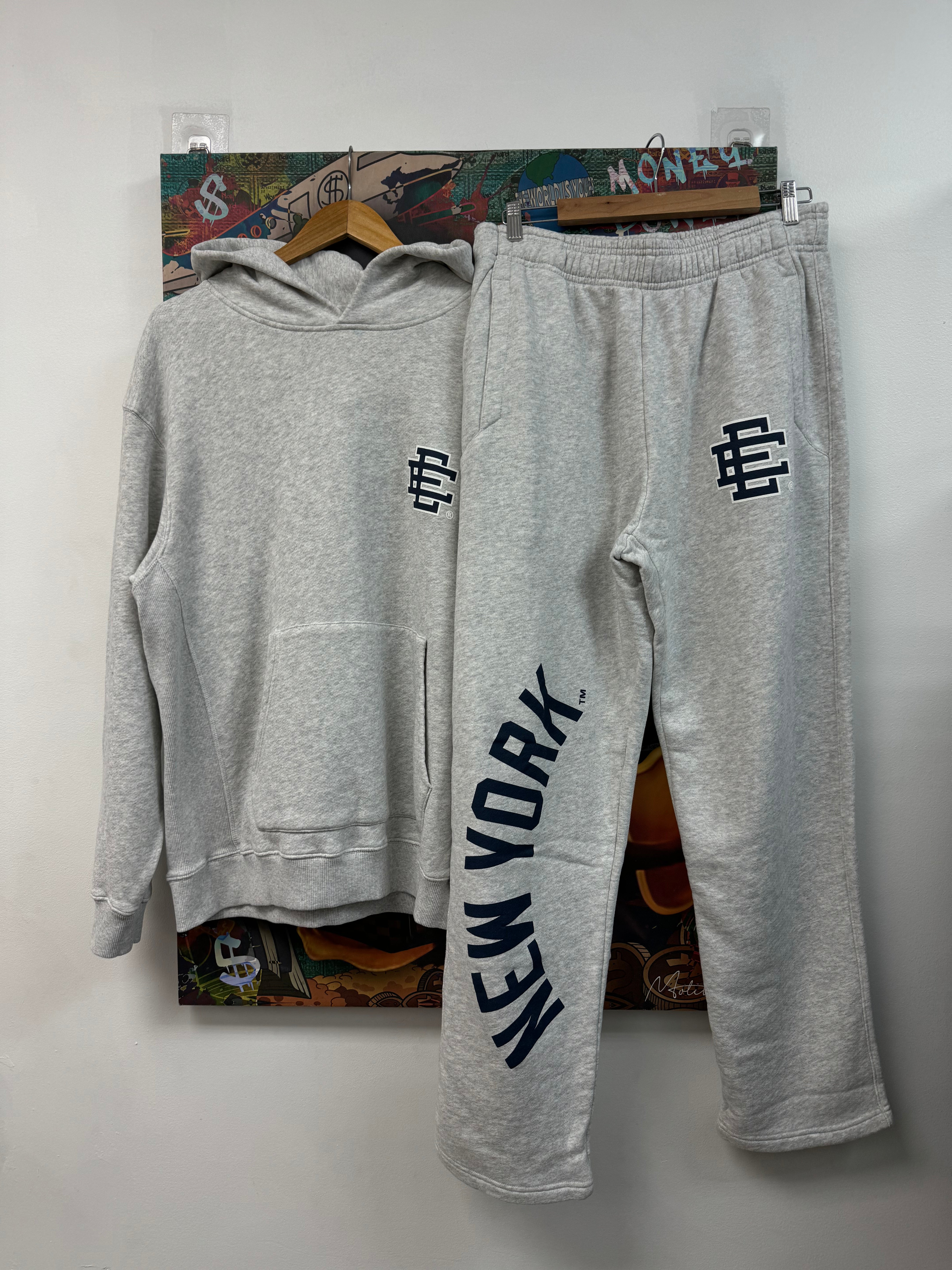 Eric Emanuel Grey Yankee Sweatsuit