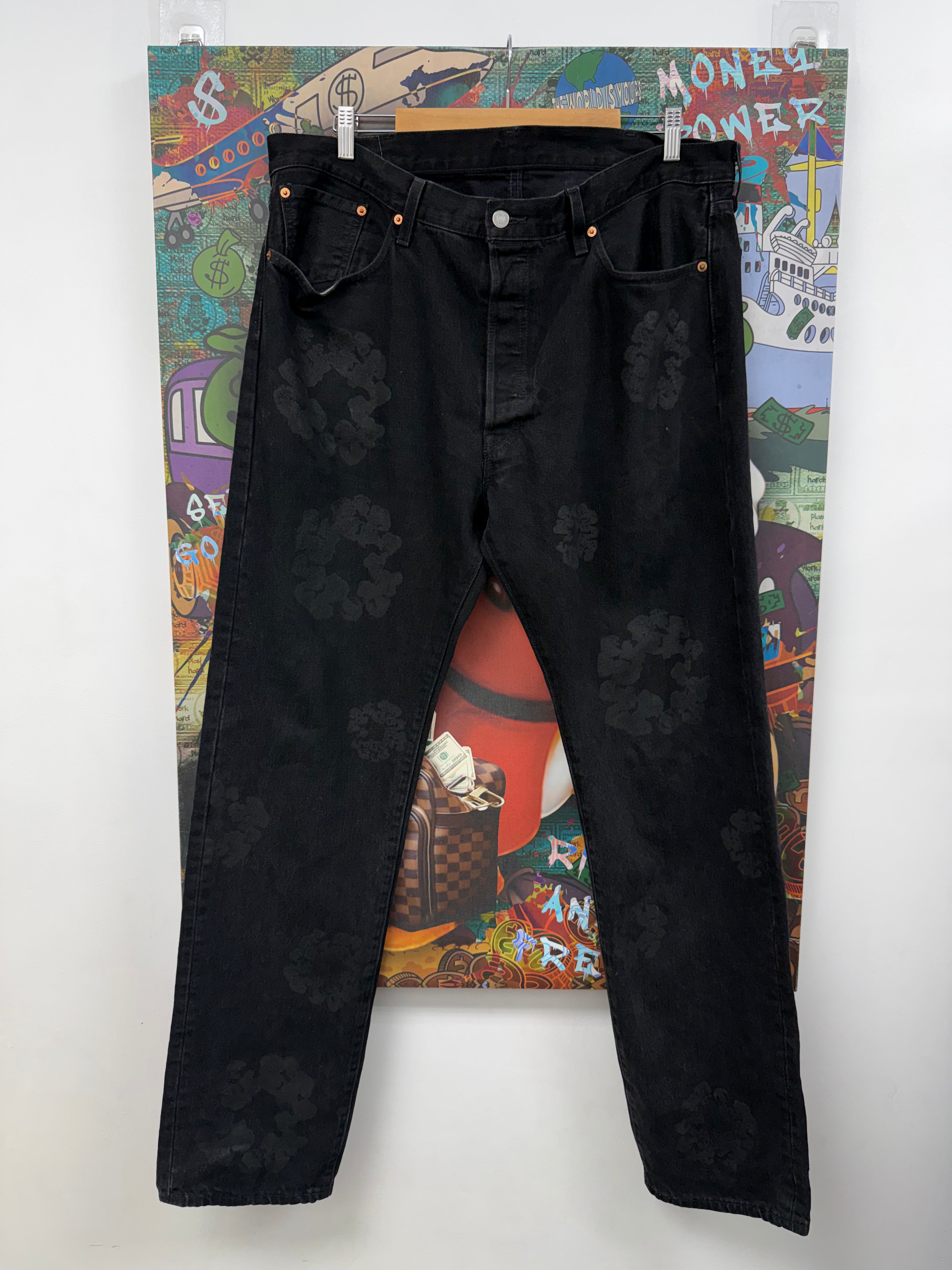 Denim Tears Black Mono Jeans