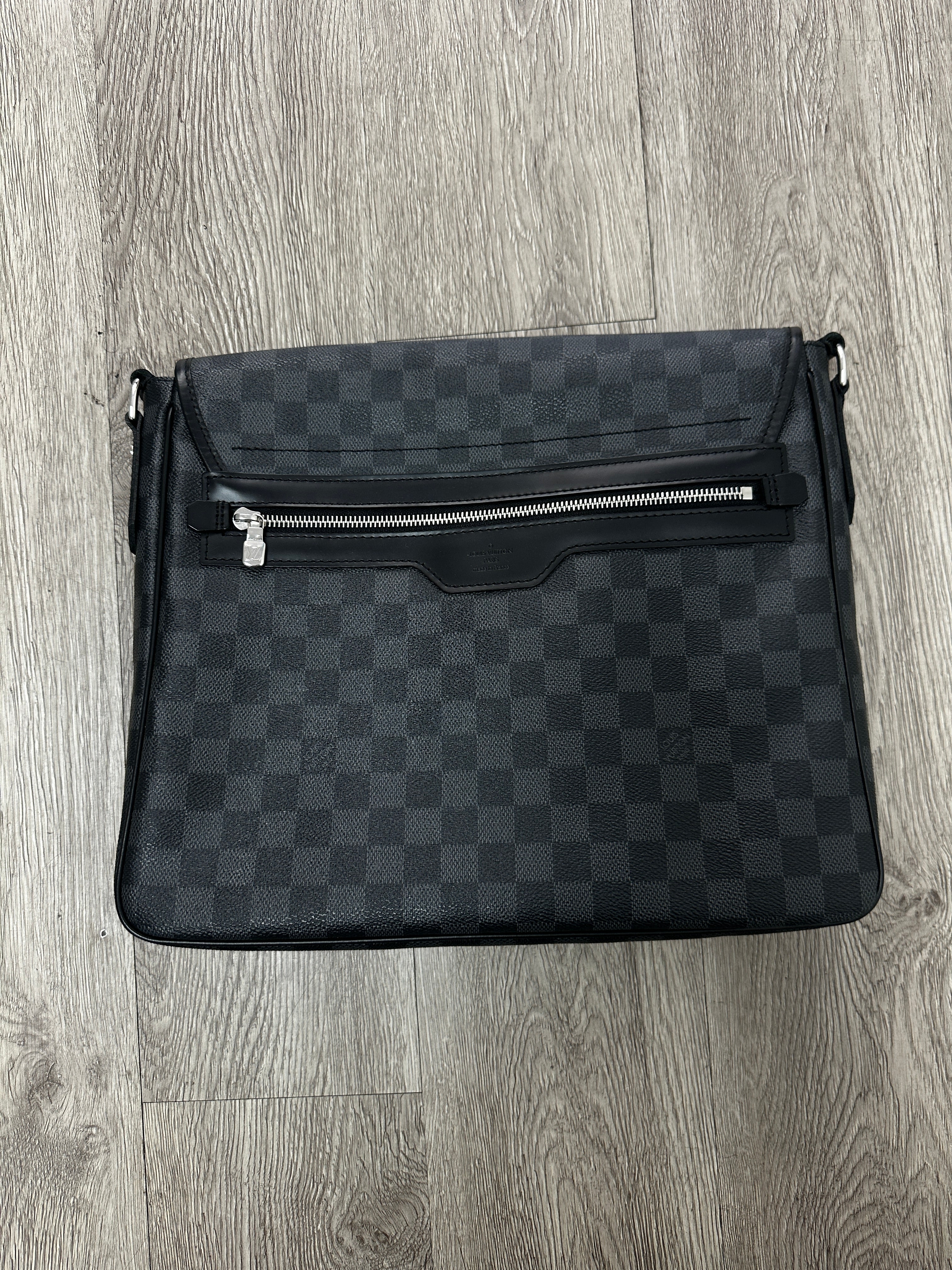 LV Black Damier Messenger Bag