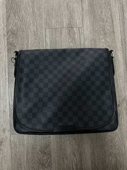 LV Black Damier Messenger Bag
