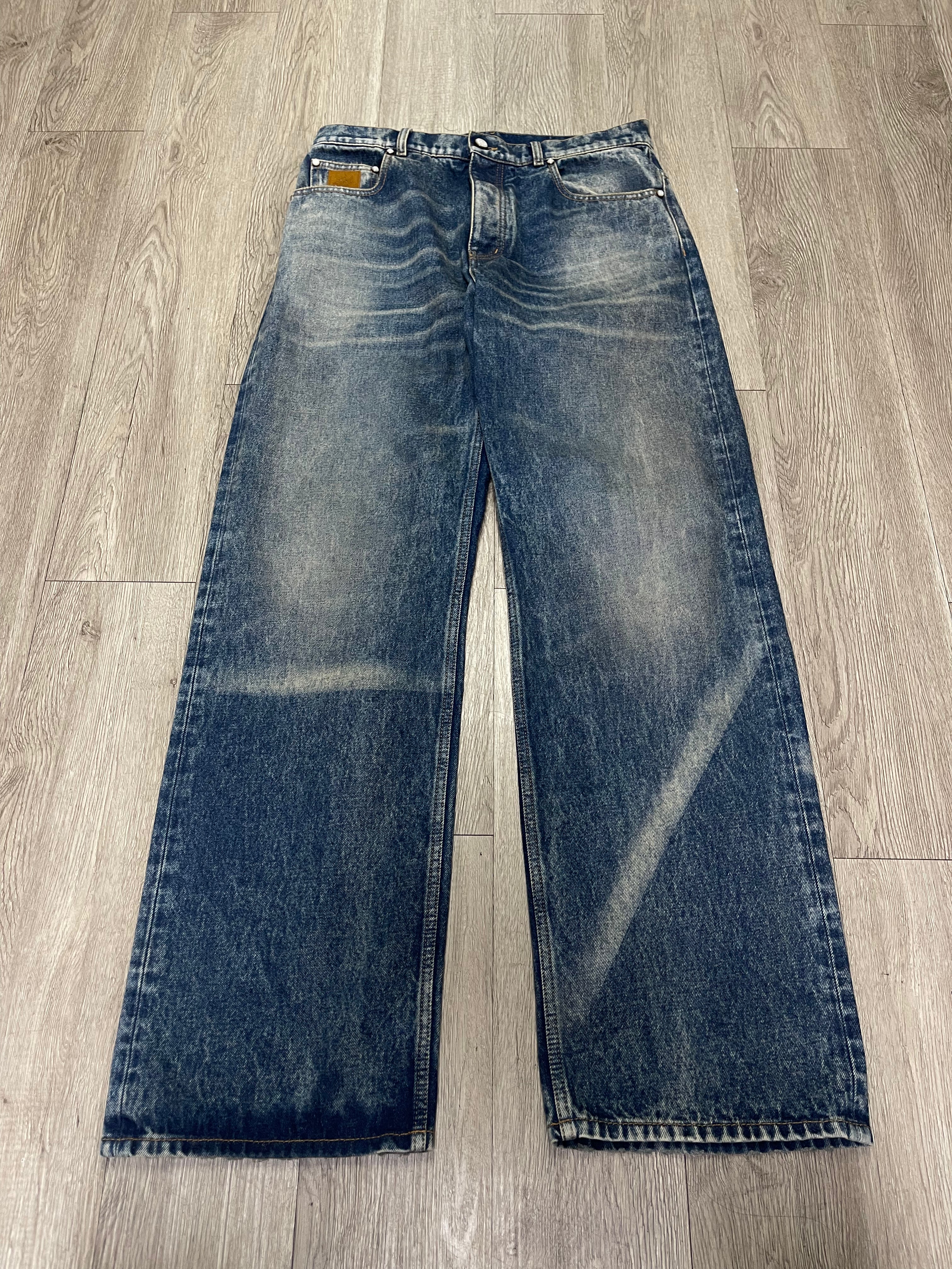 Louis Vuitton Navy Wash Skate Jeans