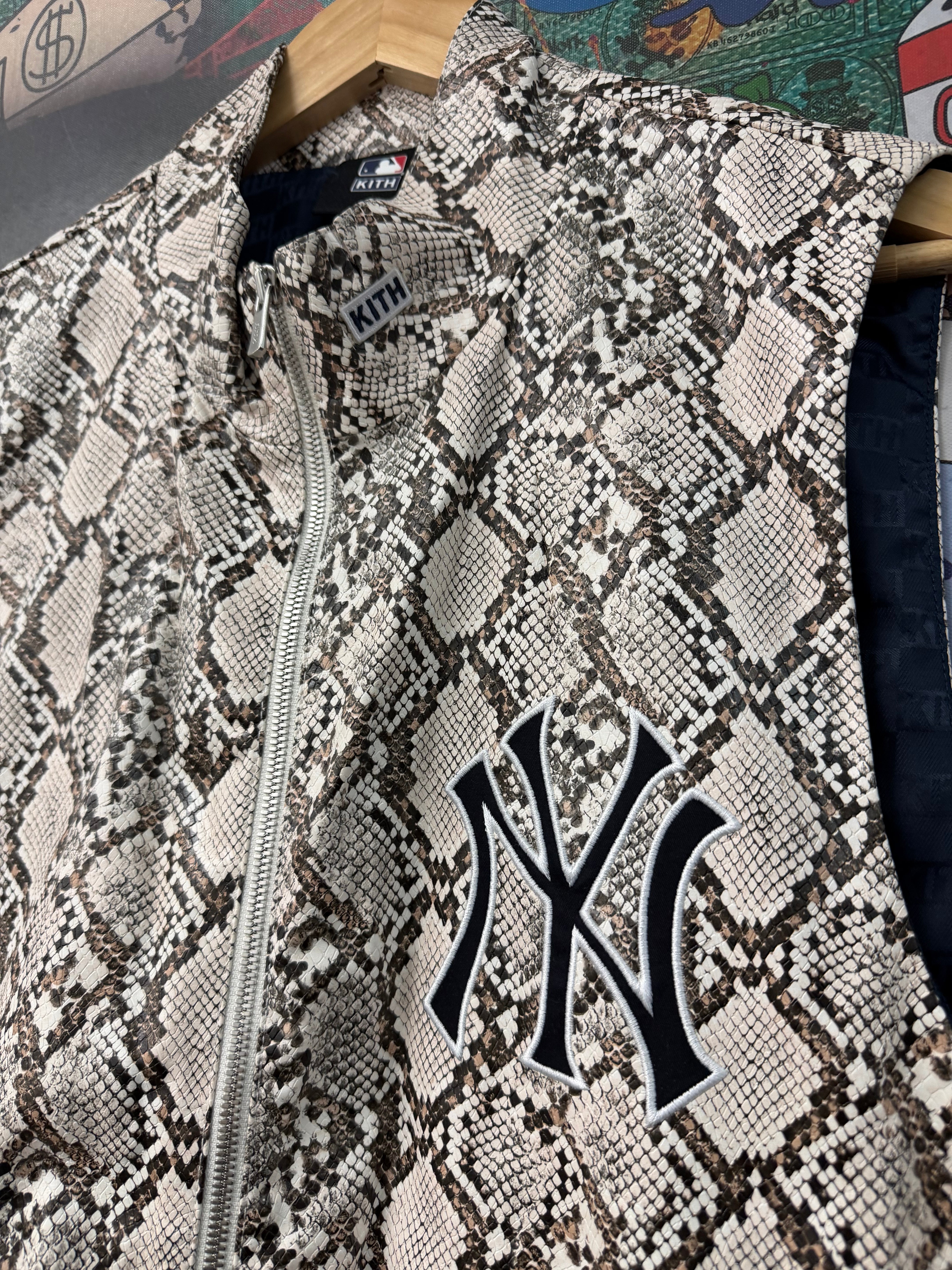 Kith Snakeskin Yankees Vest