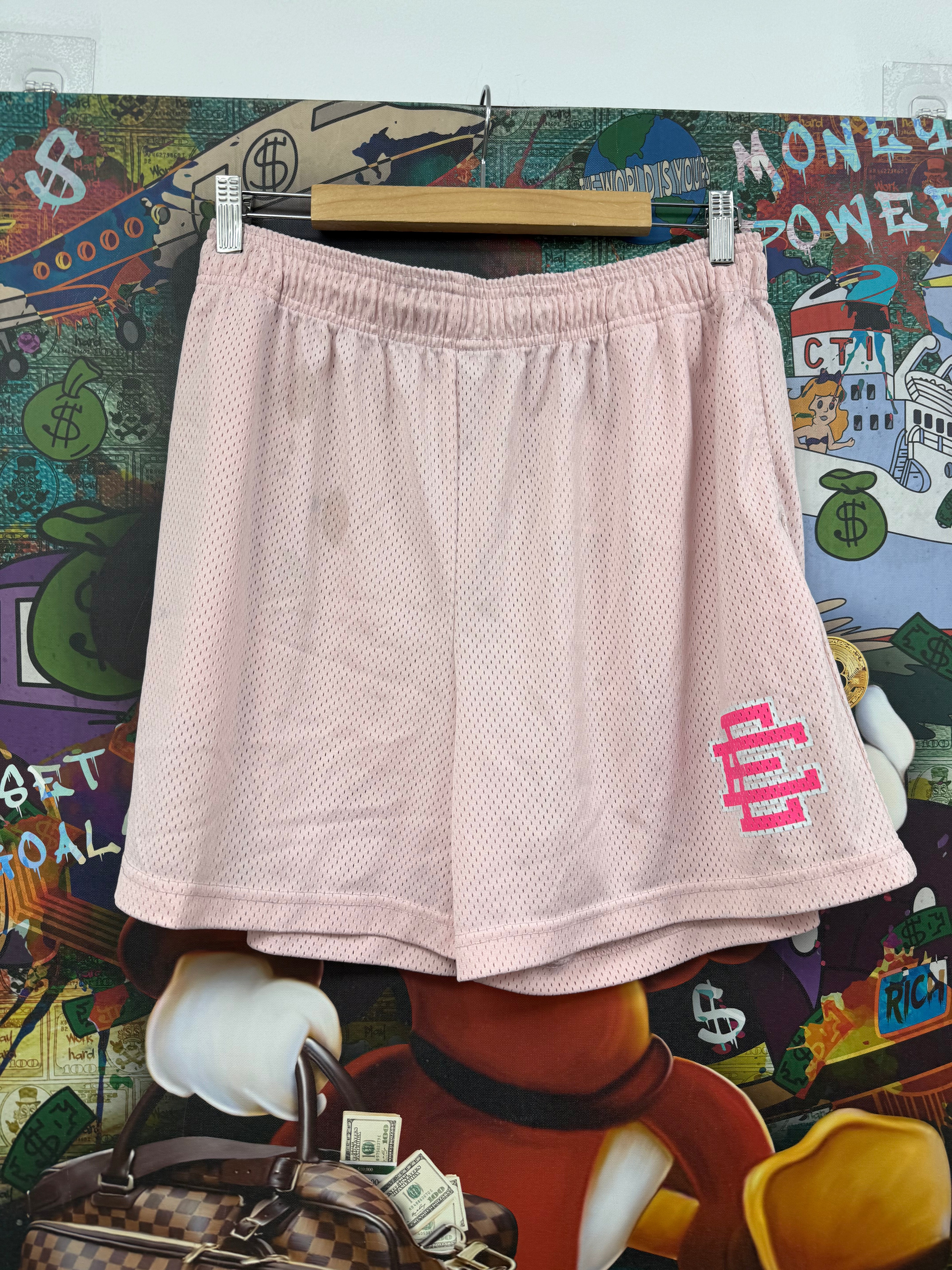 Eric Emanuel Baby Pink Hot Pink Shorts