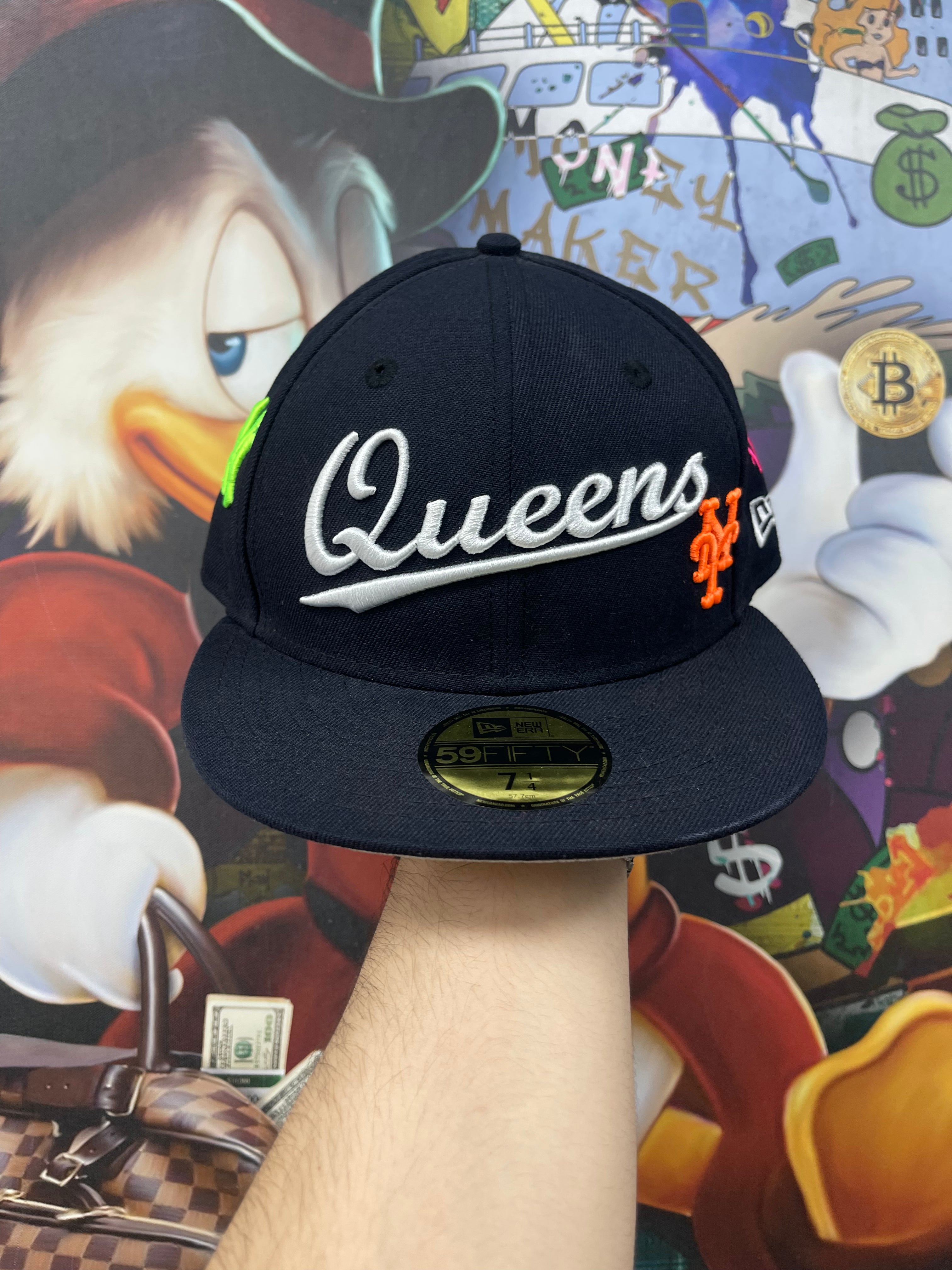 Slow Bucks Navy Queens Hat