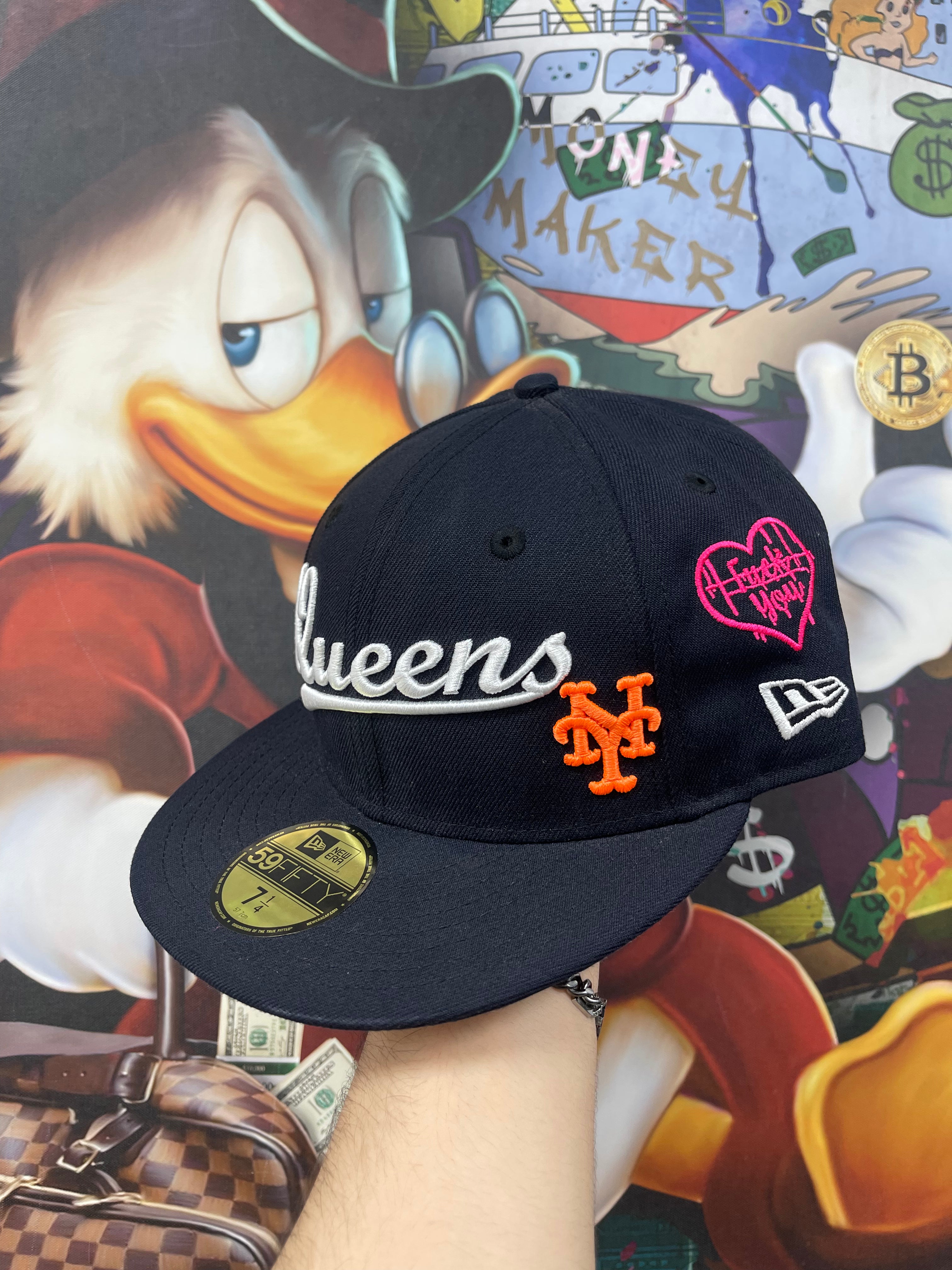 Slow Bucks Navy Queens Hat