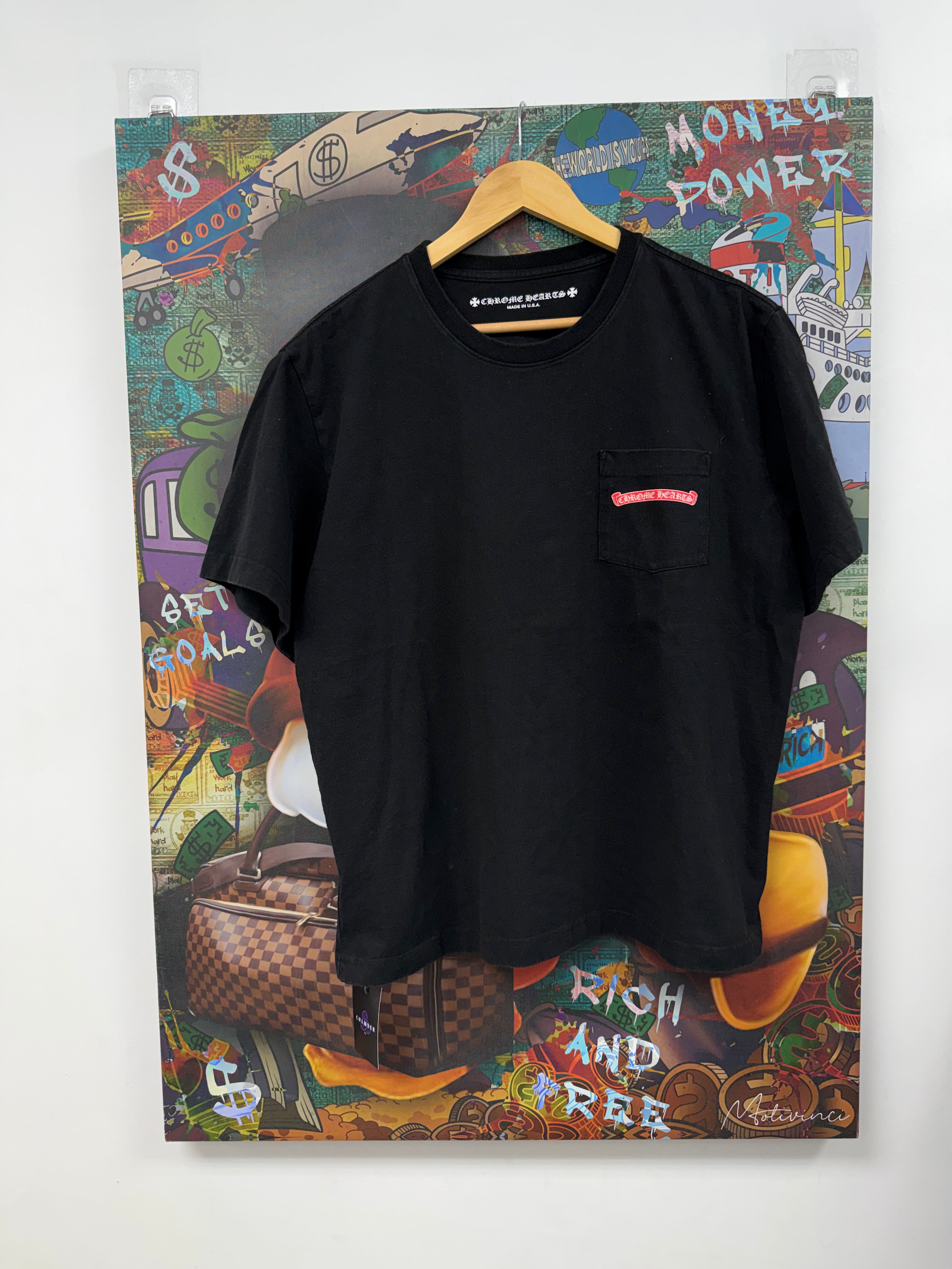 Chrome Hearts Black Matty Boy Stay Fast Tee