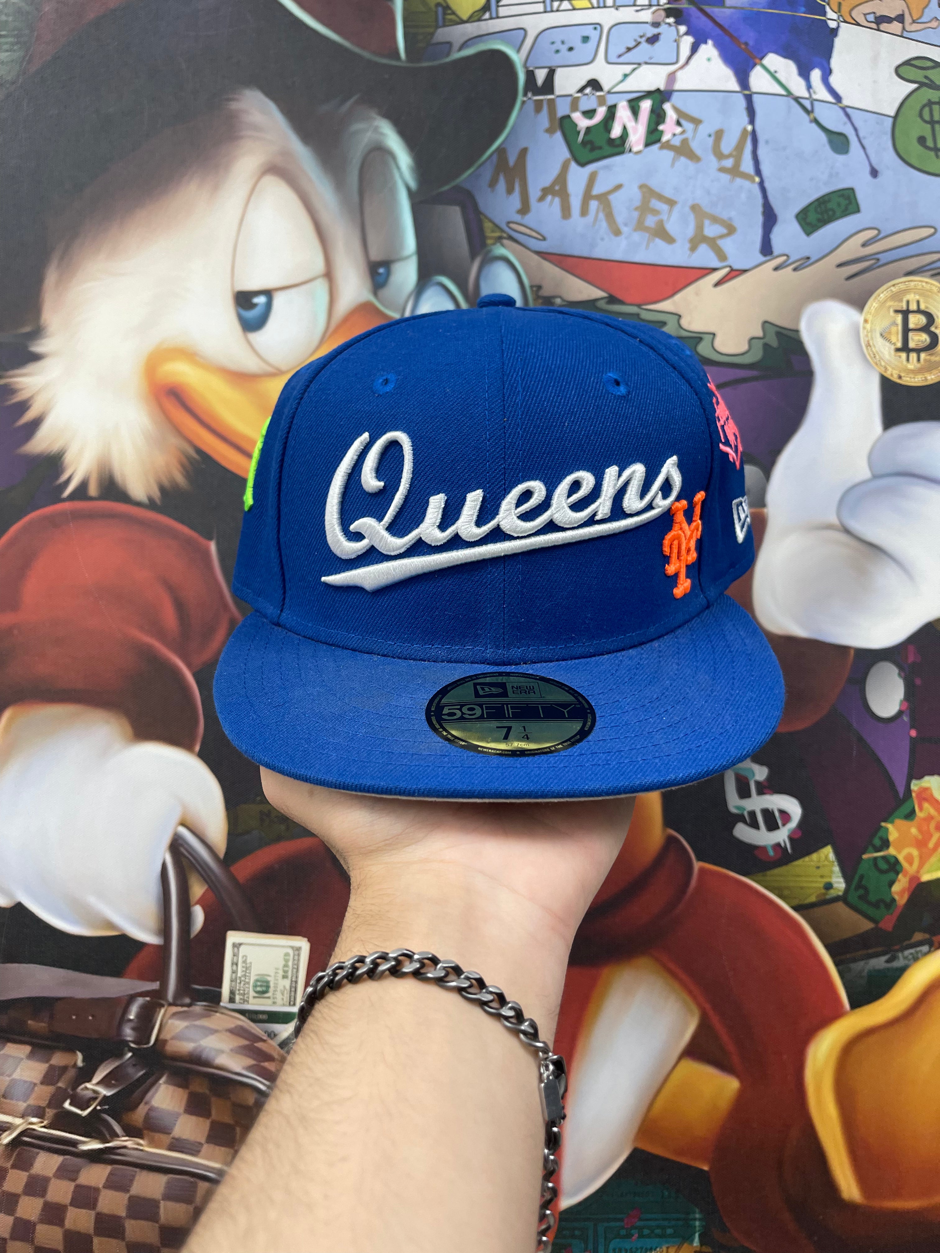 Slow Bucks Blue White Queens Hat