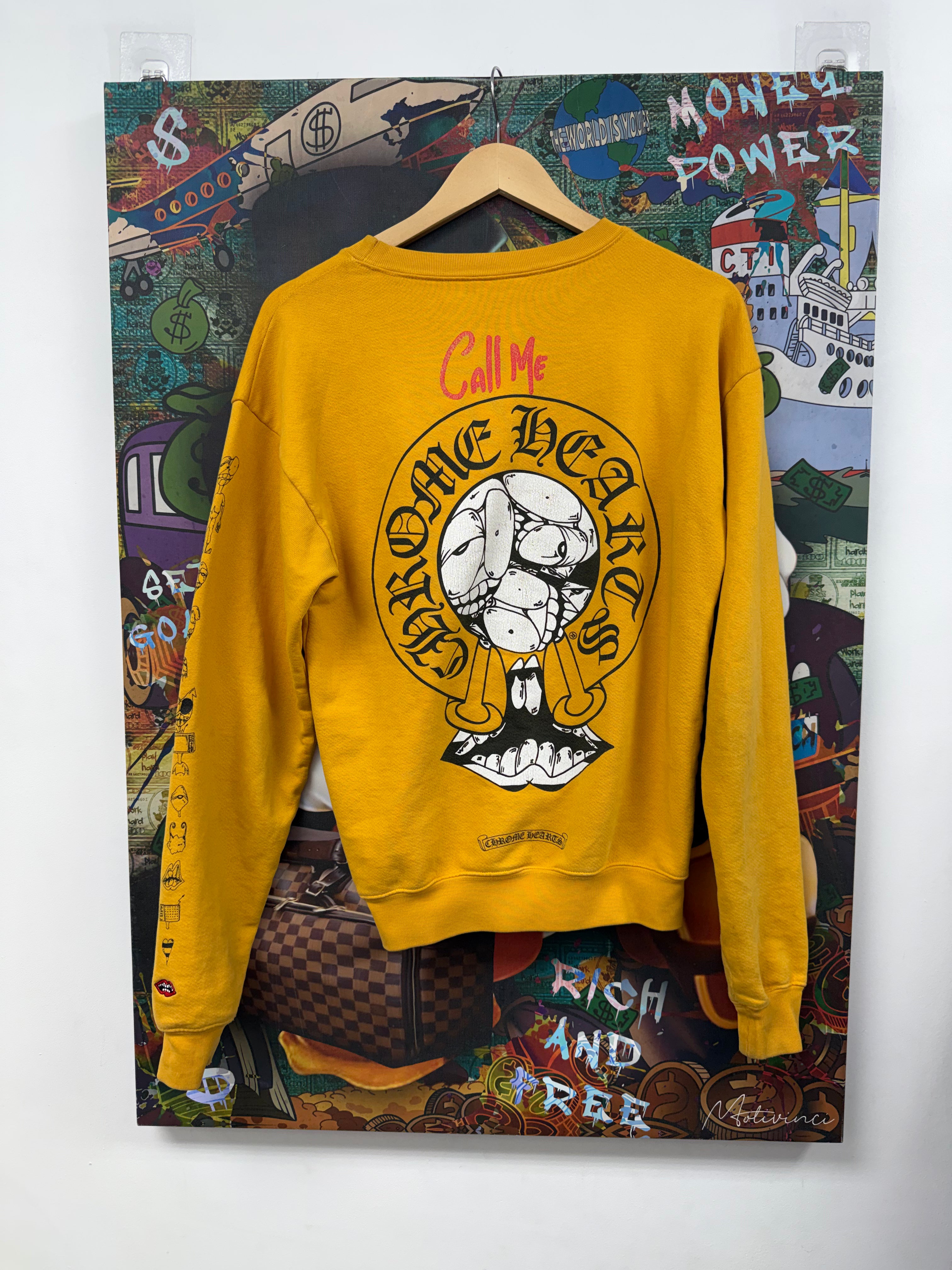 Chrome Hearts Matty Boy Yellow Lost Crewneck