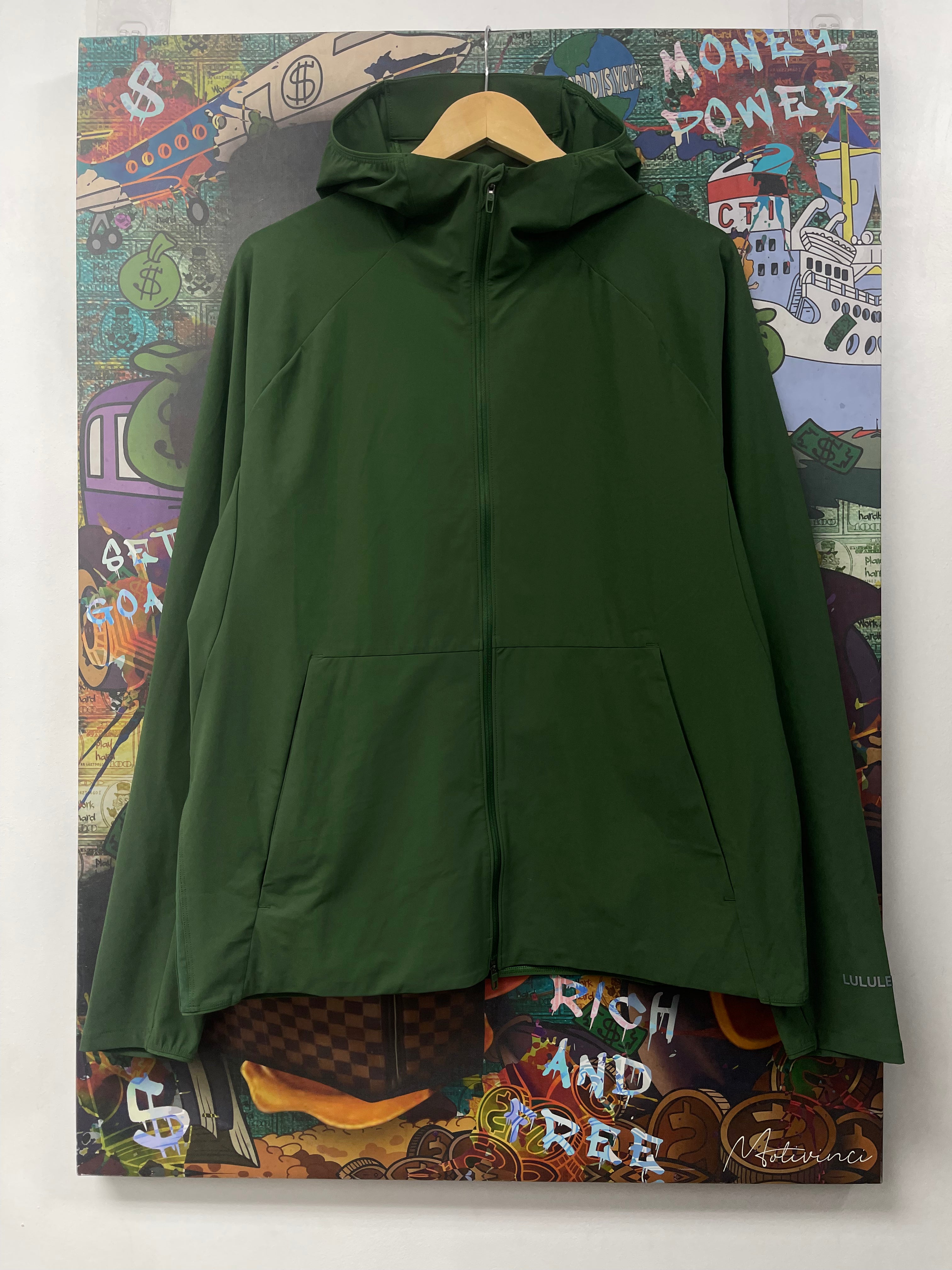 Lululemon Green Pace Breaker Track Jacket