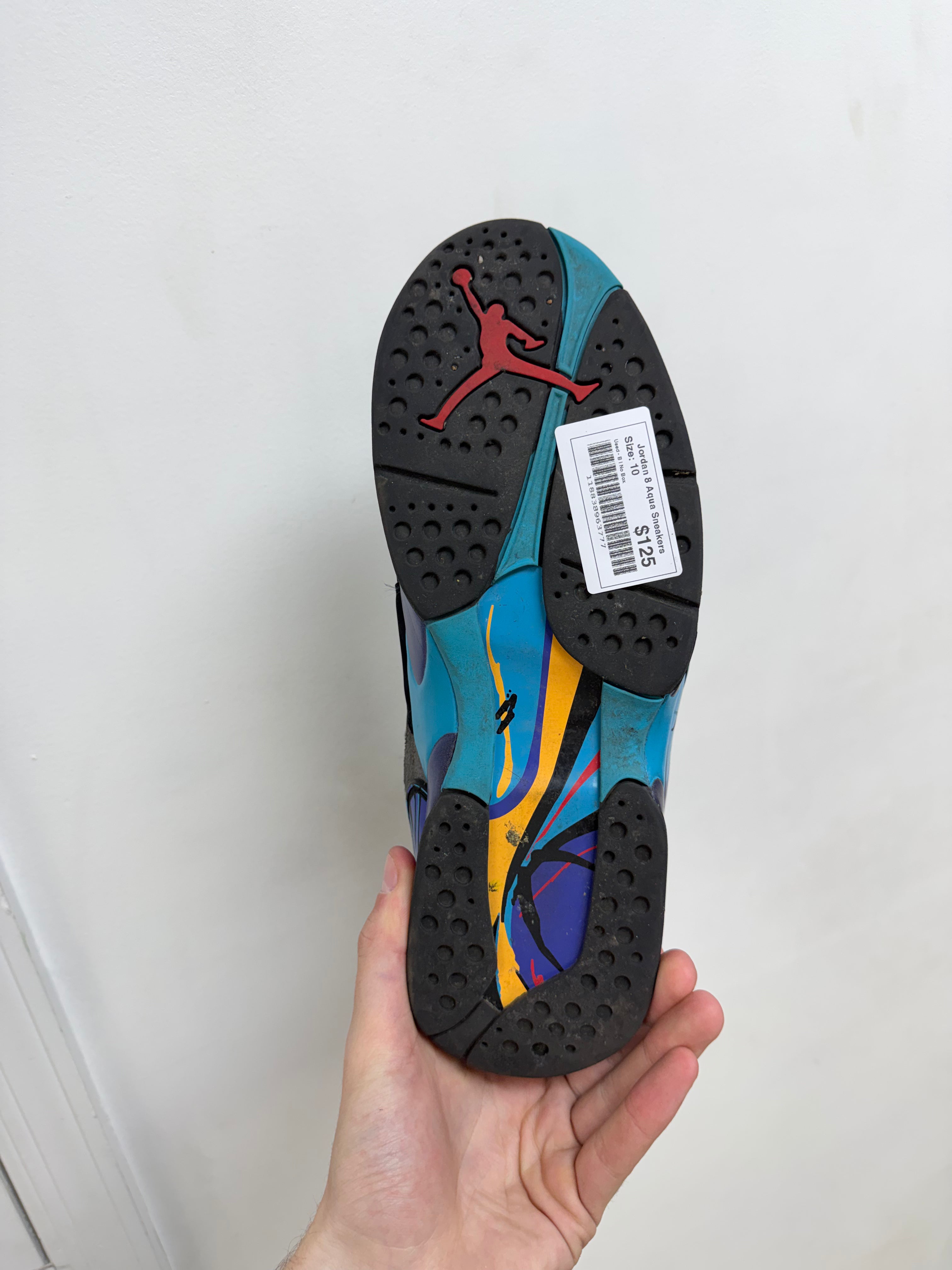 Jordan 8 Aqua Sneakers