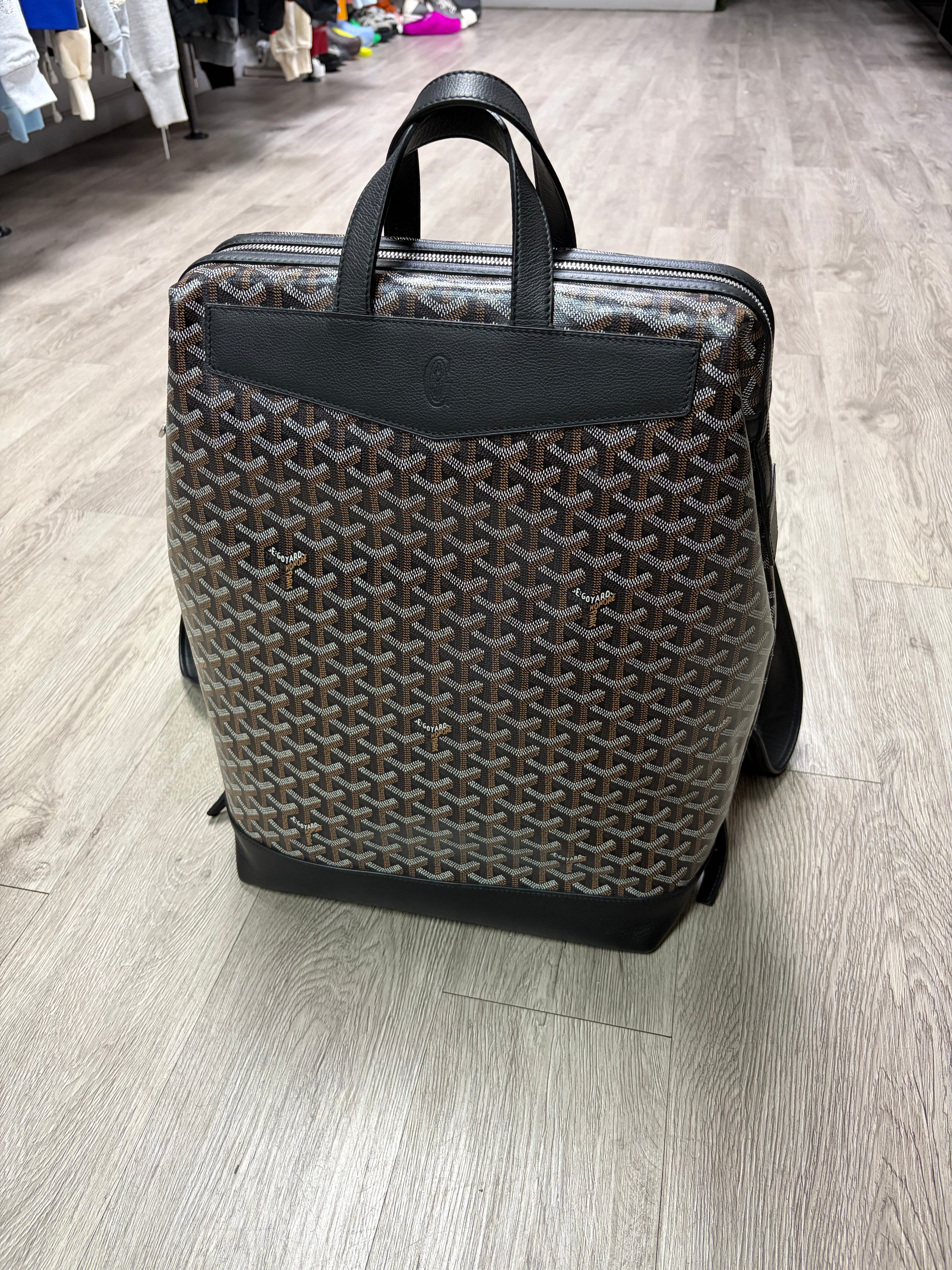 Goyard Black Cisalpin Backpack