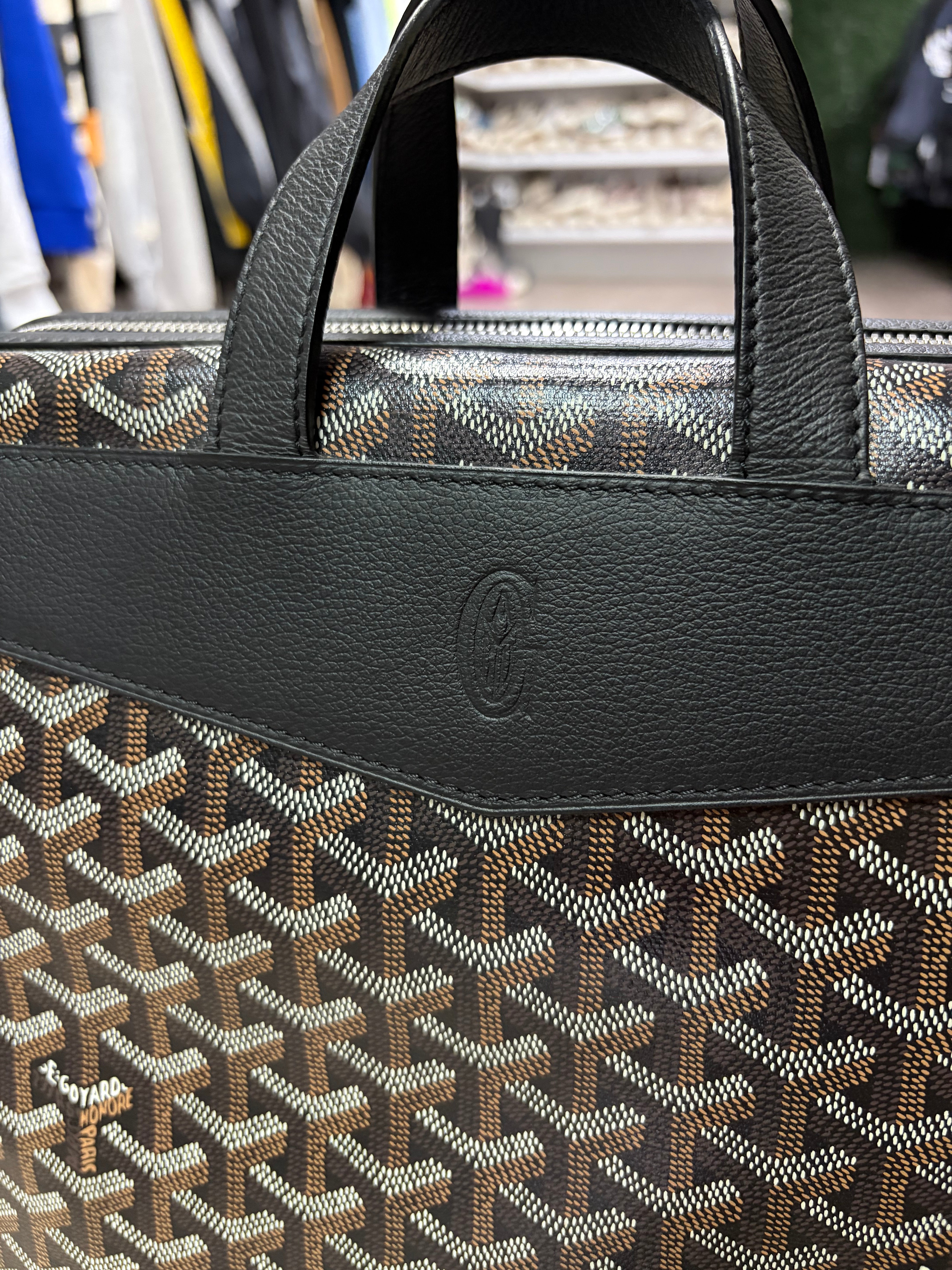 Goyard Black Cisalpin Backpack