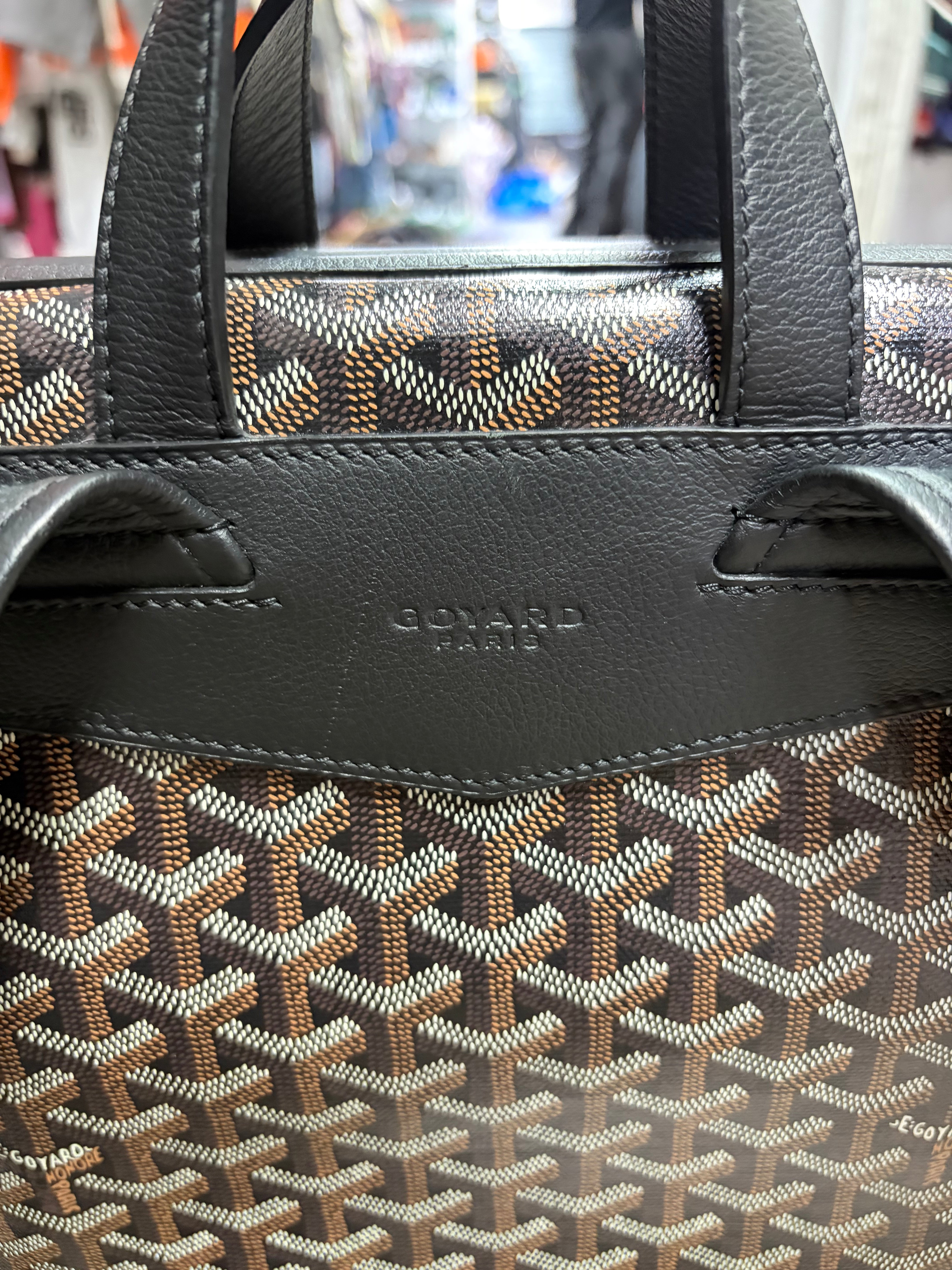 Goyard Black Cisalpin Backpack