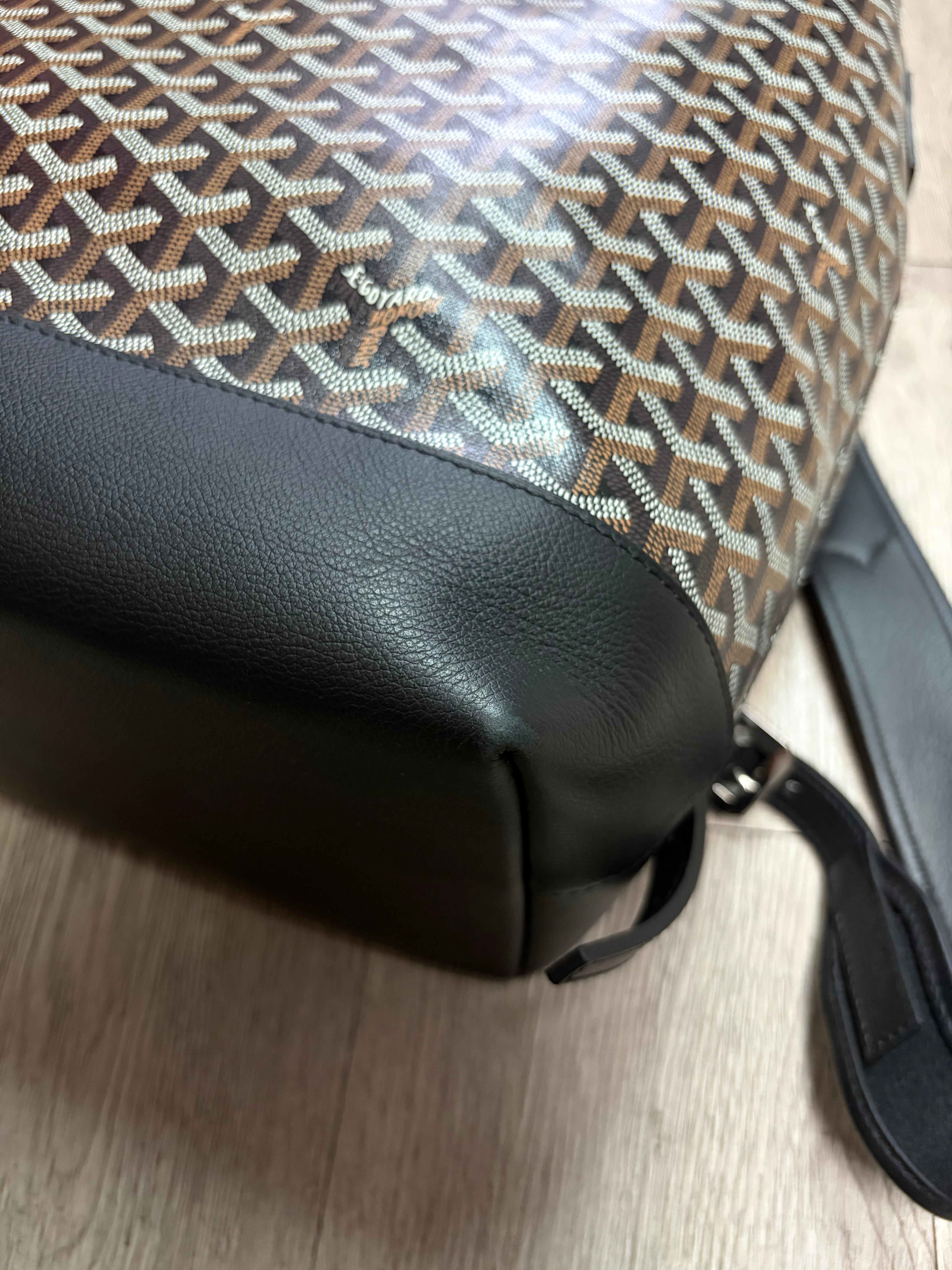 Goyard Black Cisalpin Backpack