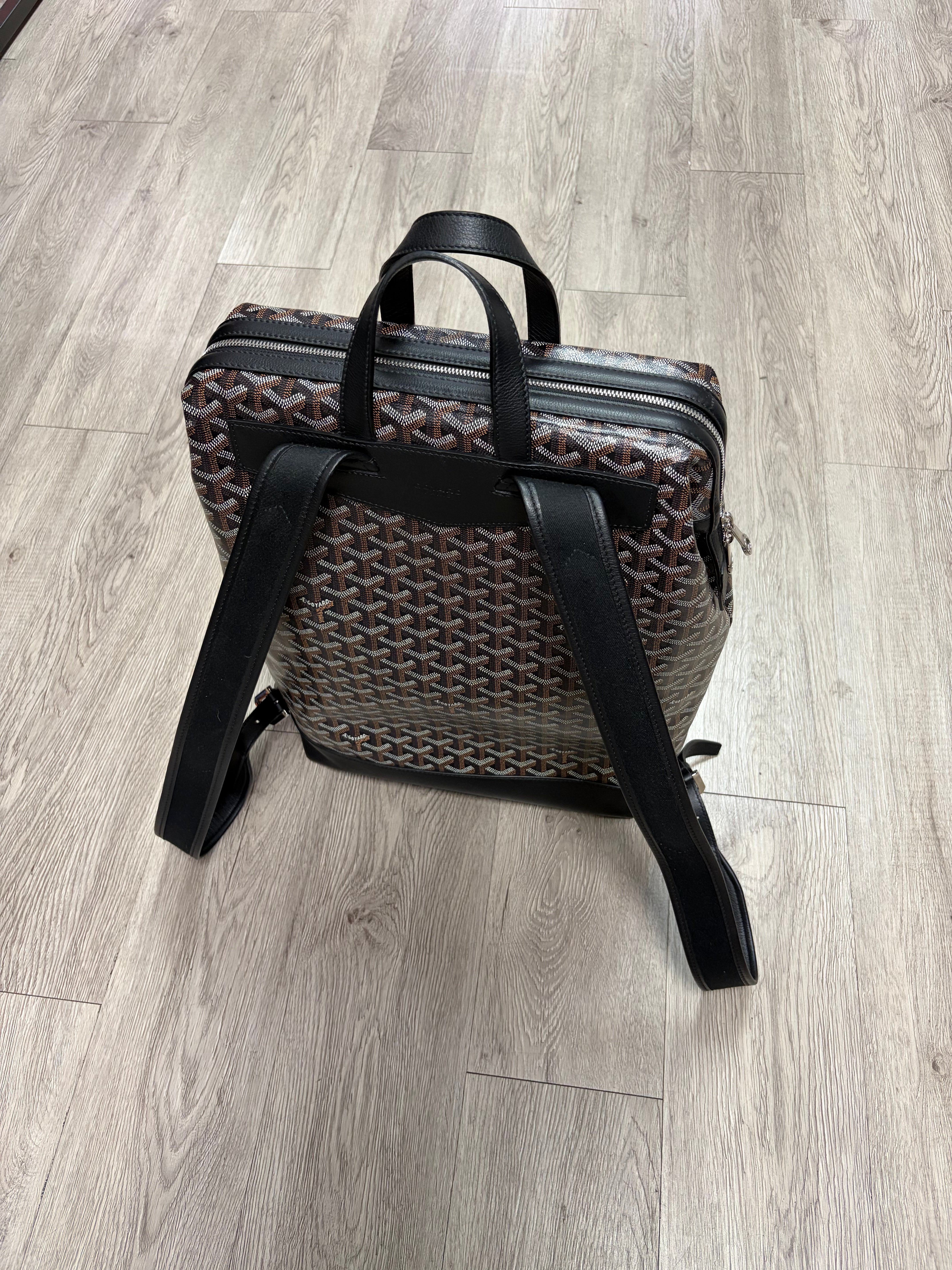 Goyard Black Cisalpin Backpack