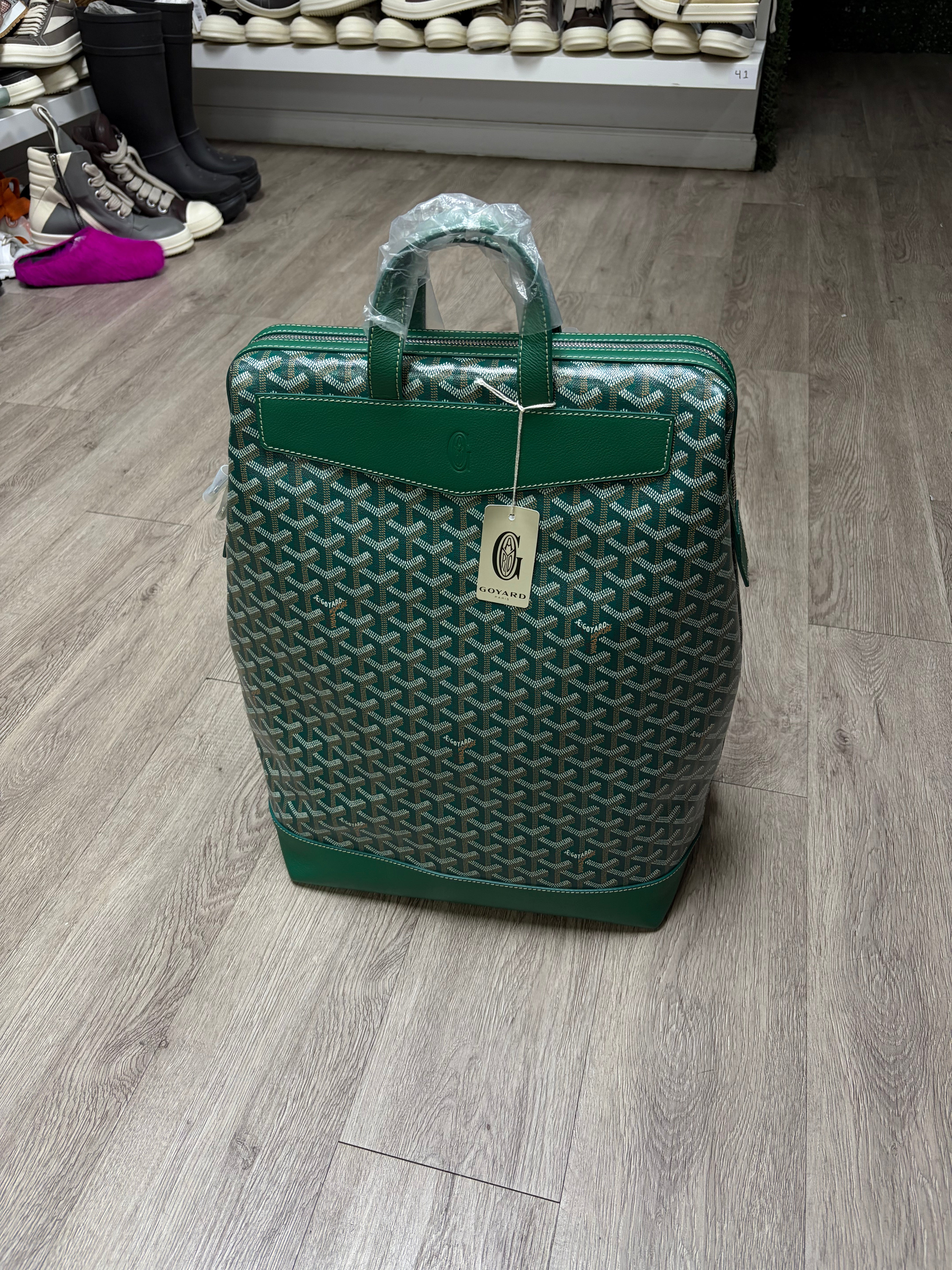 Goyard Green Cisalpin Backpack