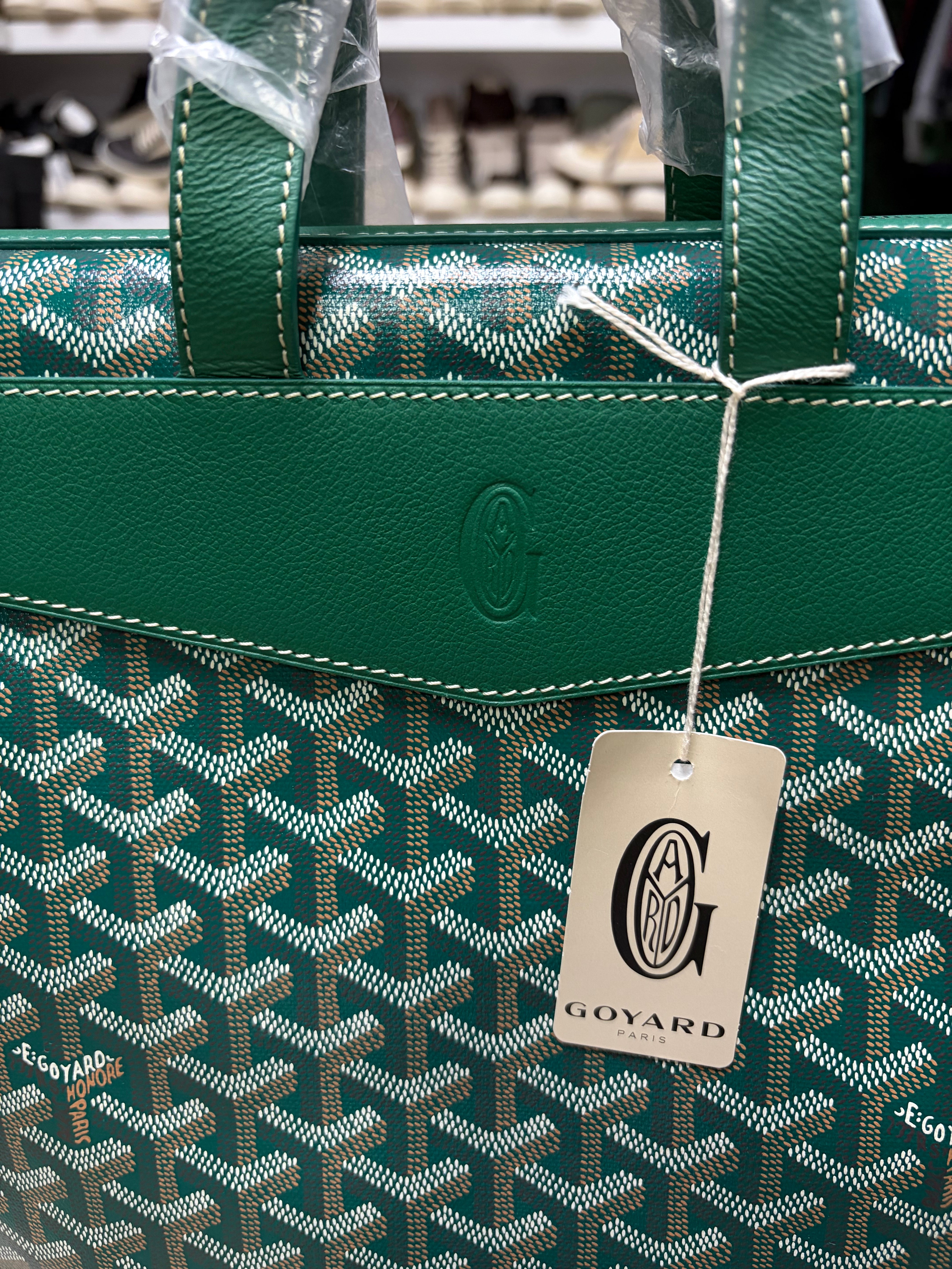 Goyard Green Cisalpin Backpack