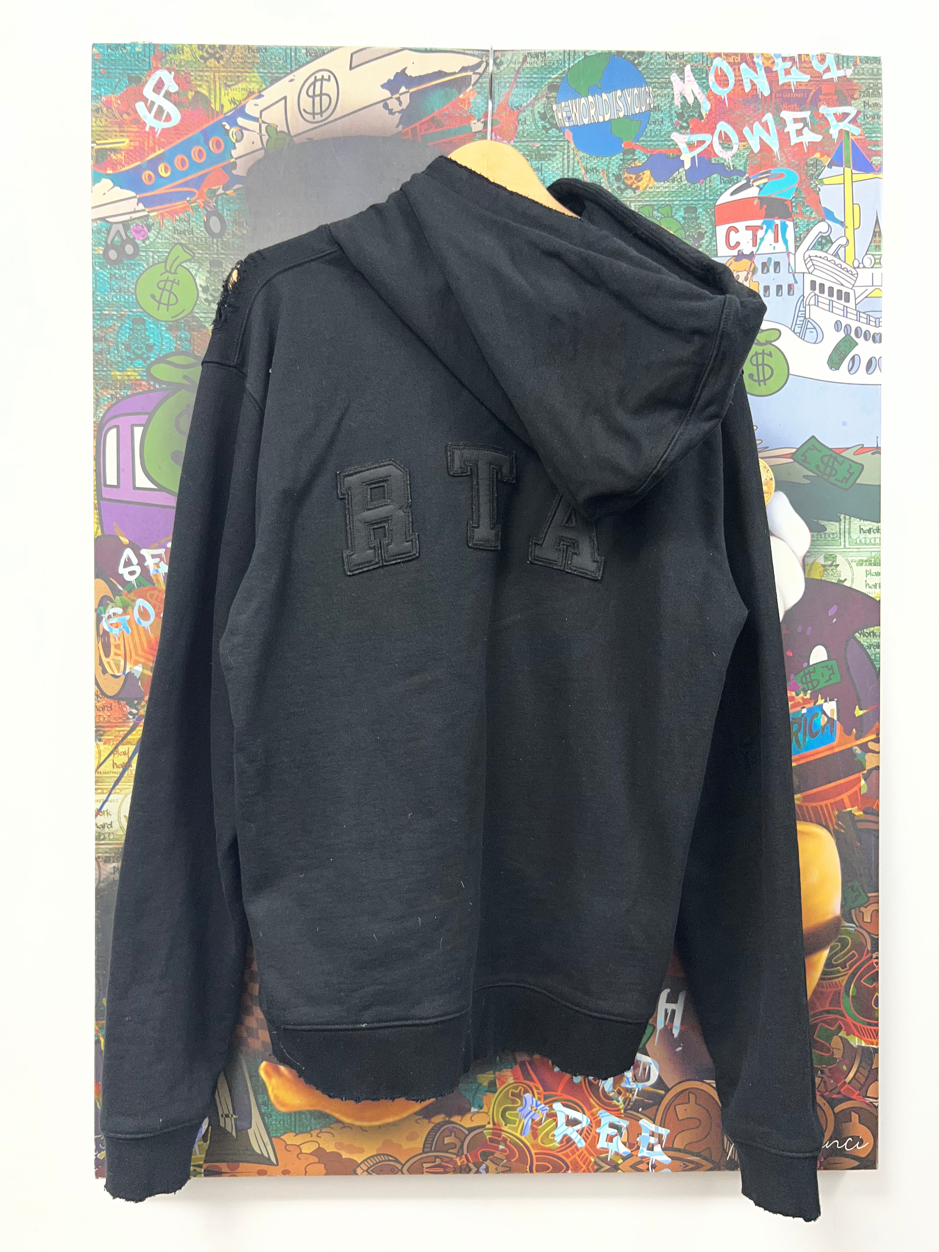RTA Black White Hoodie