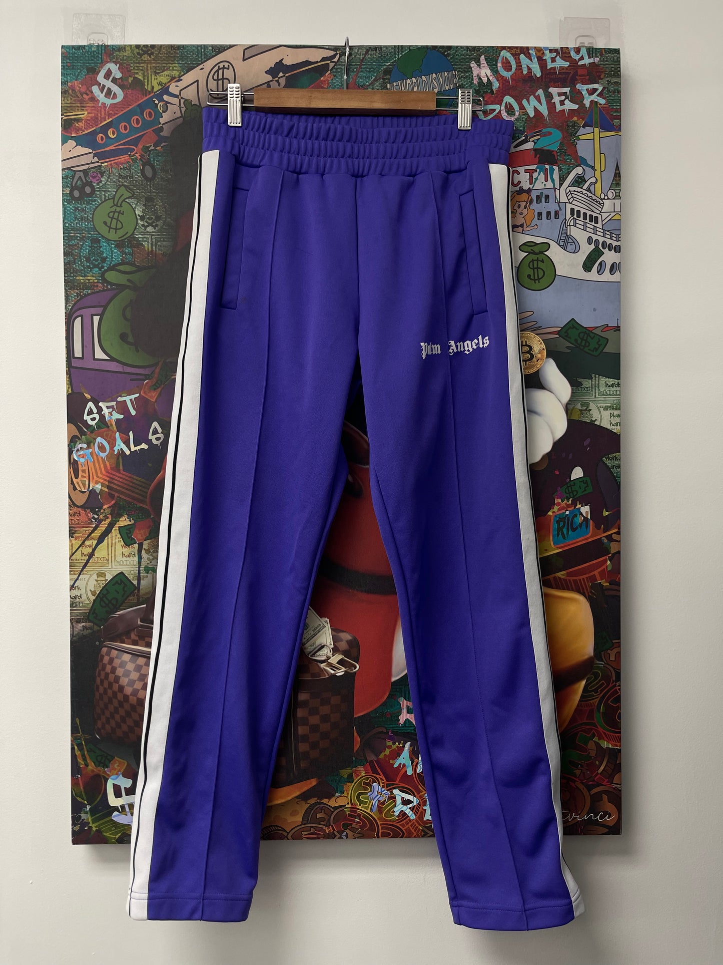 Palm Angels Track Pants Purple Used Large