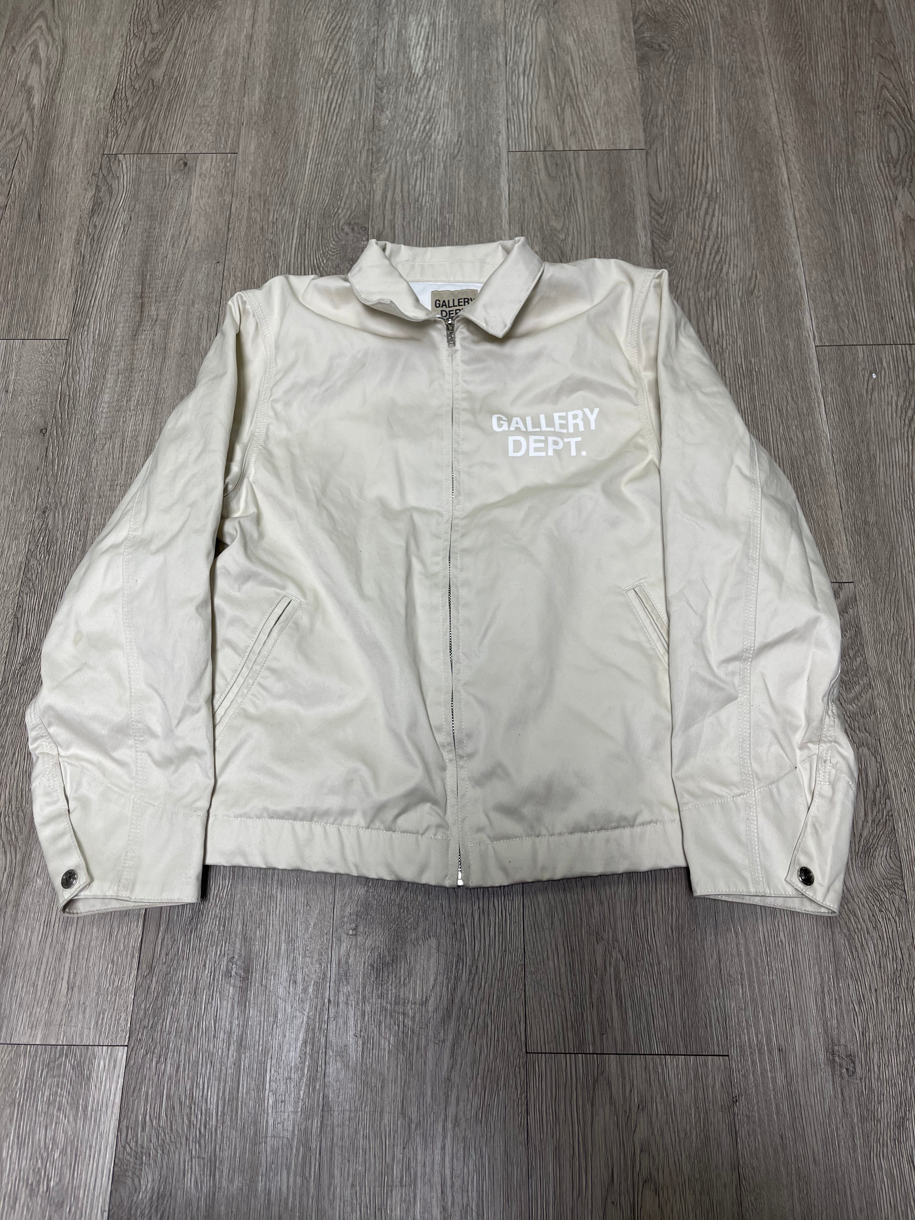 Gallery Dept Tan White Work Jacket