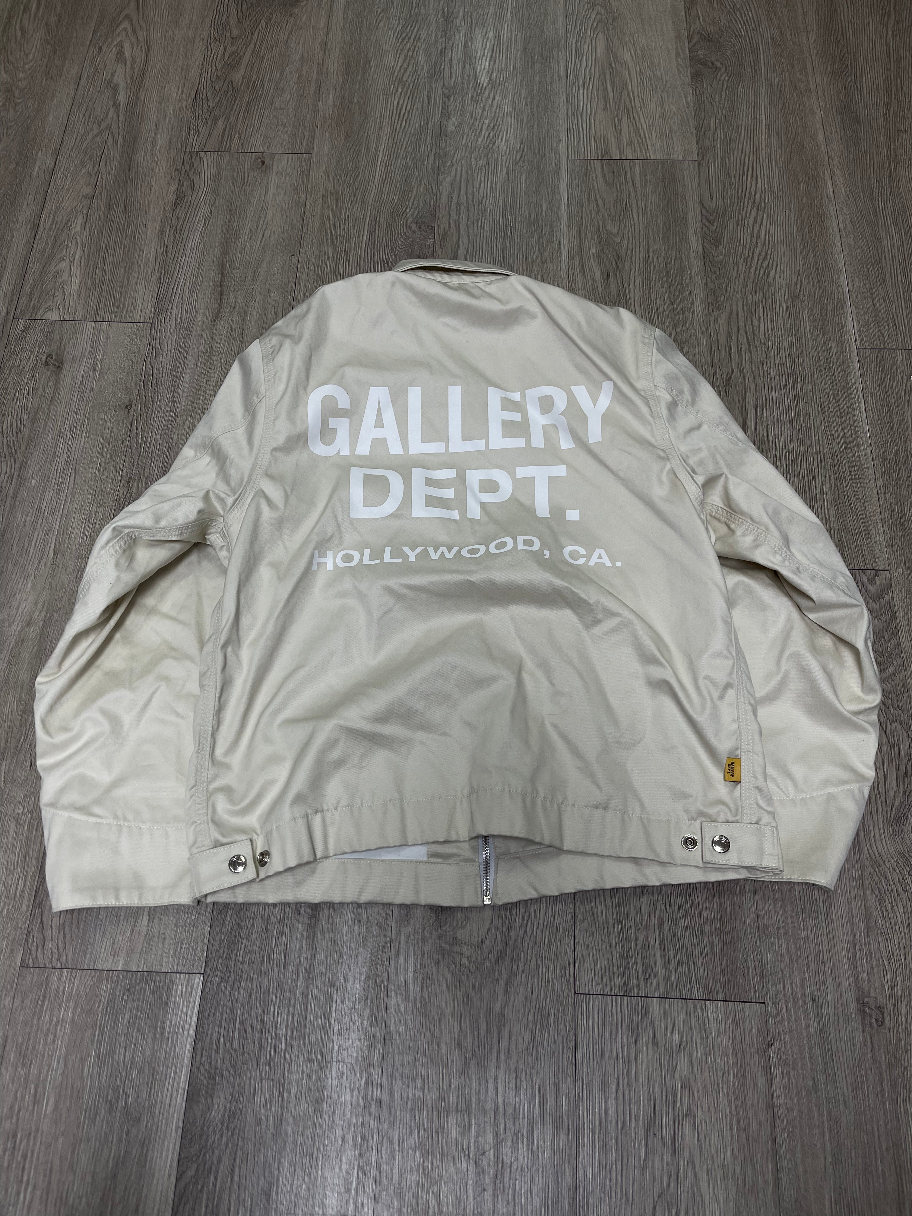 Gallery Dept Tan White Work Jacket