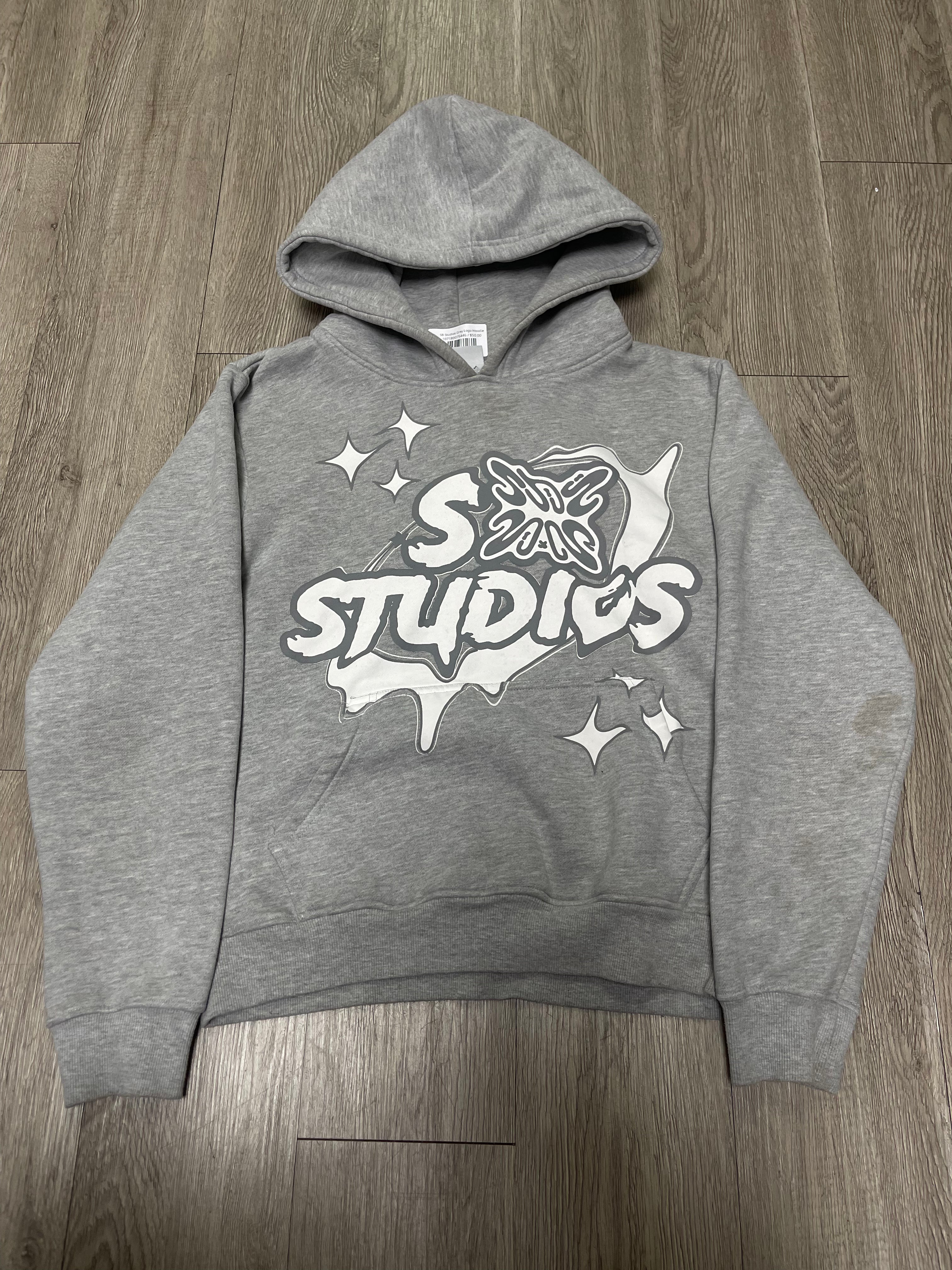 SB Studios Grey Logo Hoodie