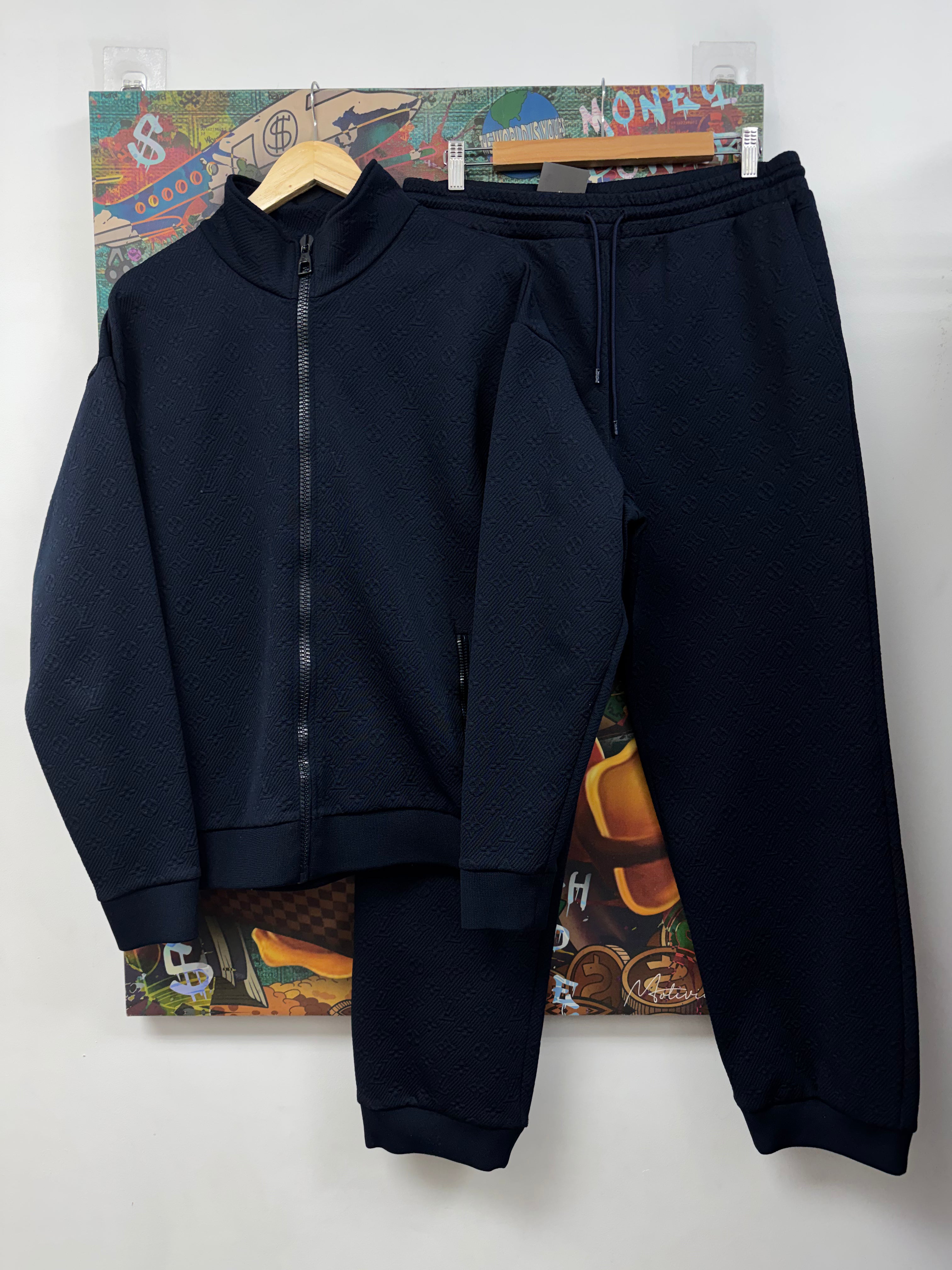 Louis Vuitton Navy Monogram Track Suit