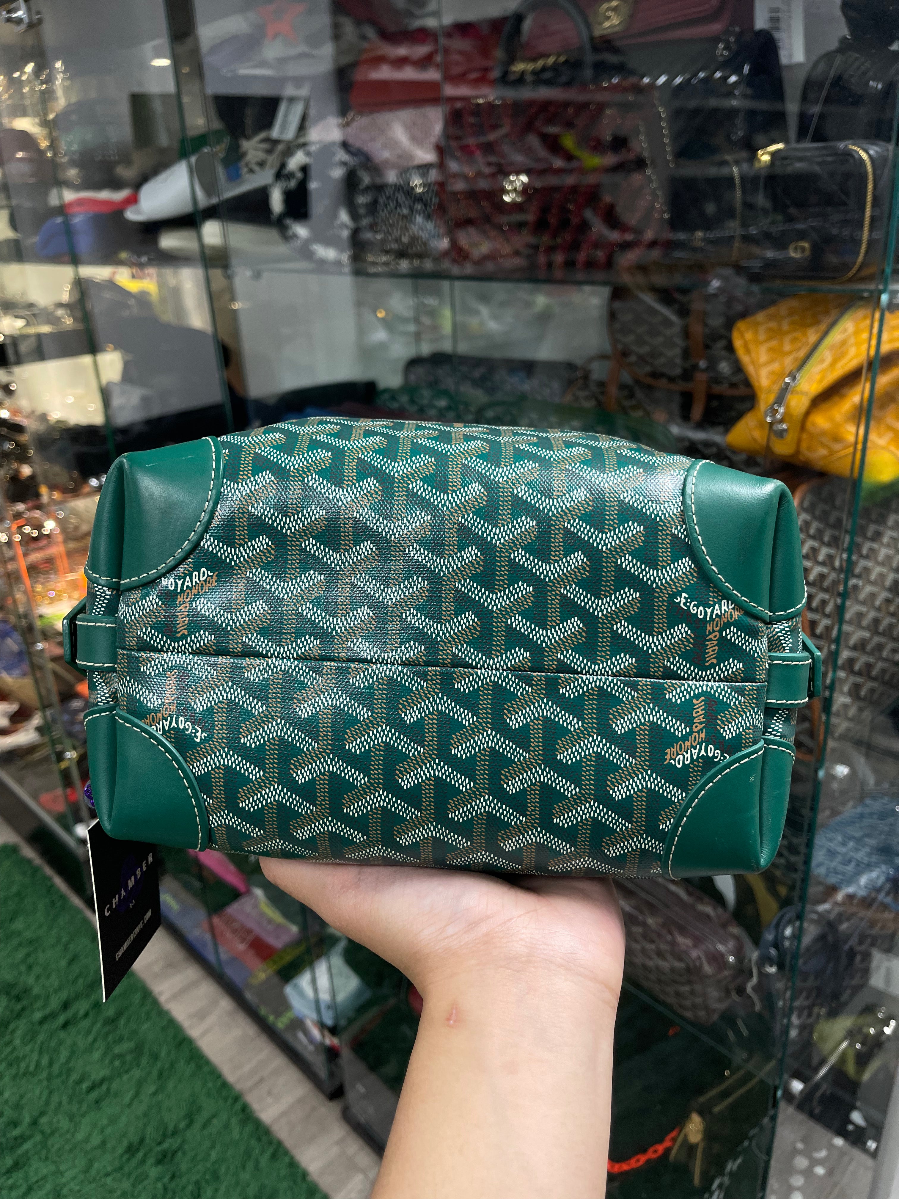 Goyard Green Boeing Bag