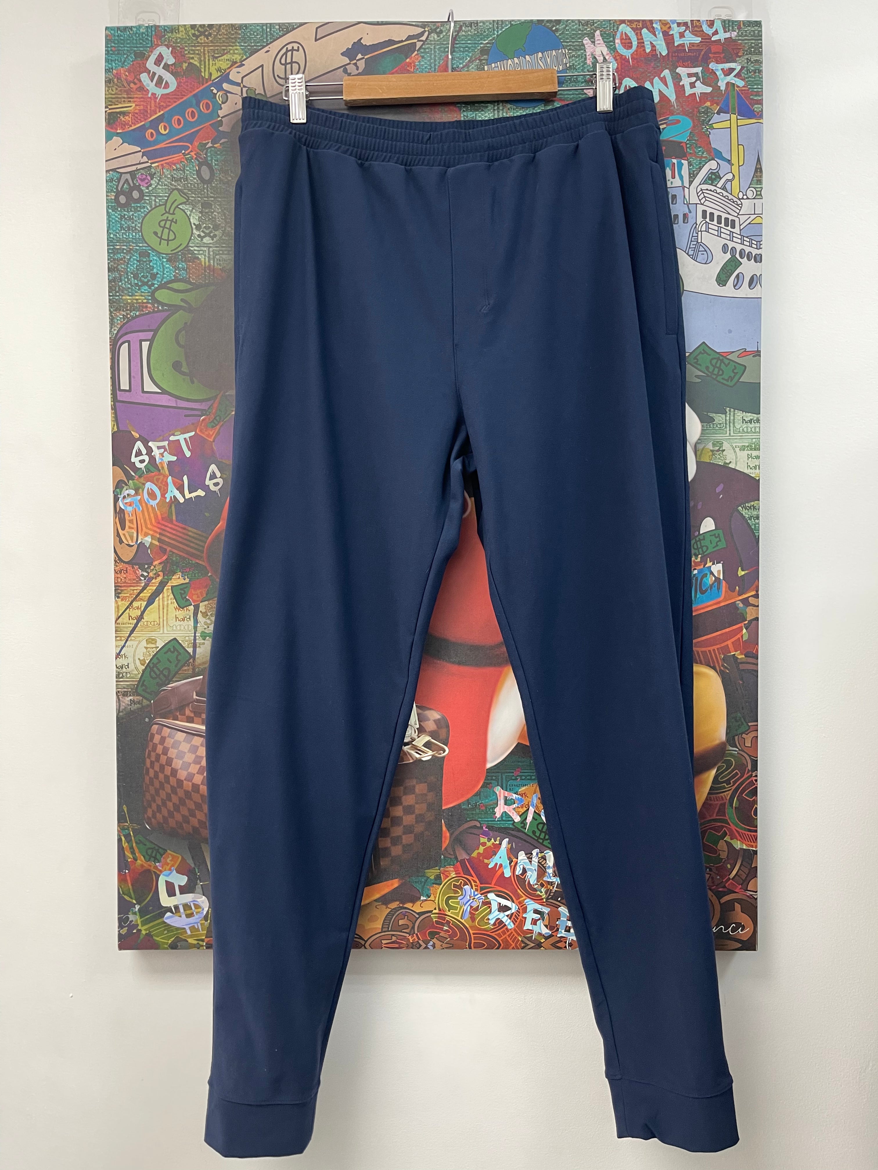 ALO Navy Back Logo Sweats