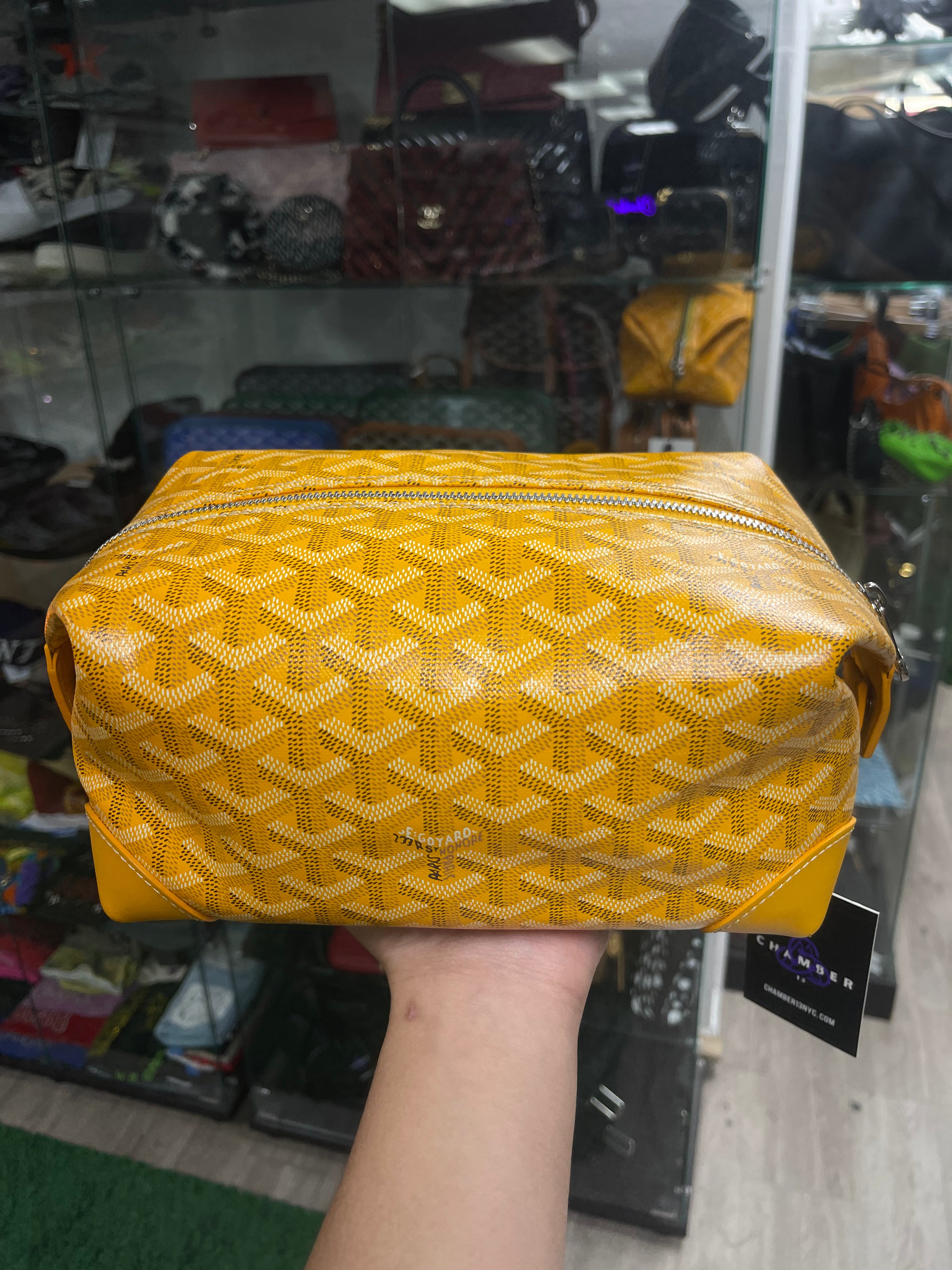 Goyard Yellow Boeing Bag