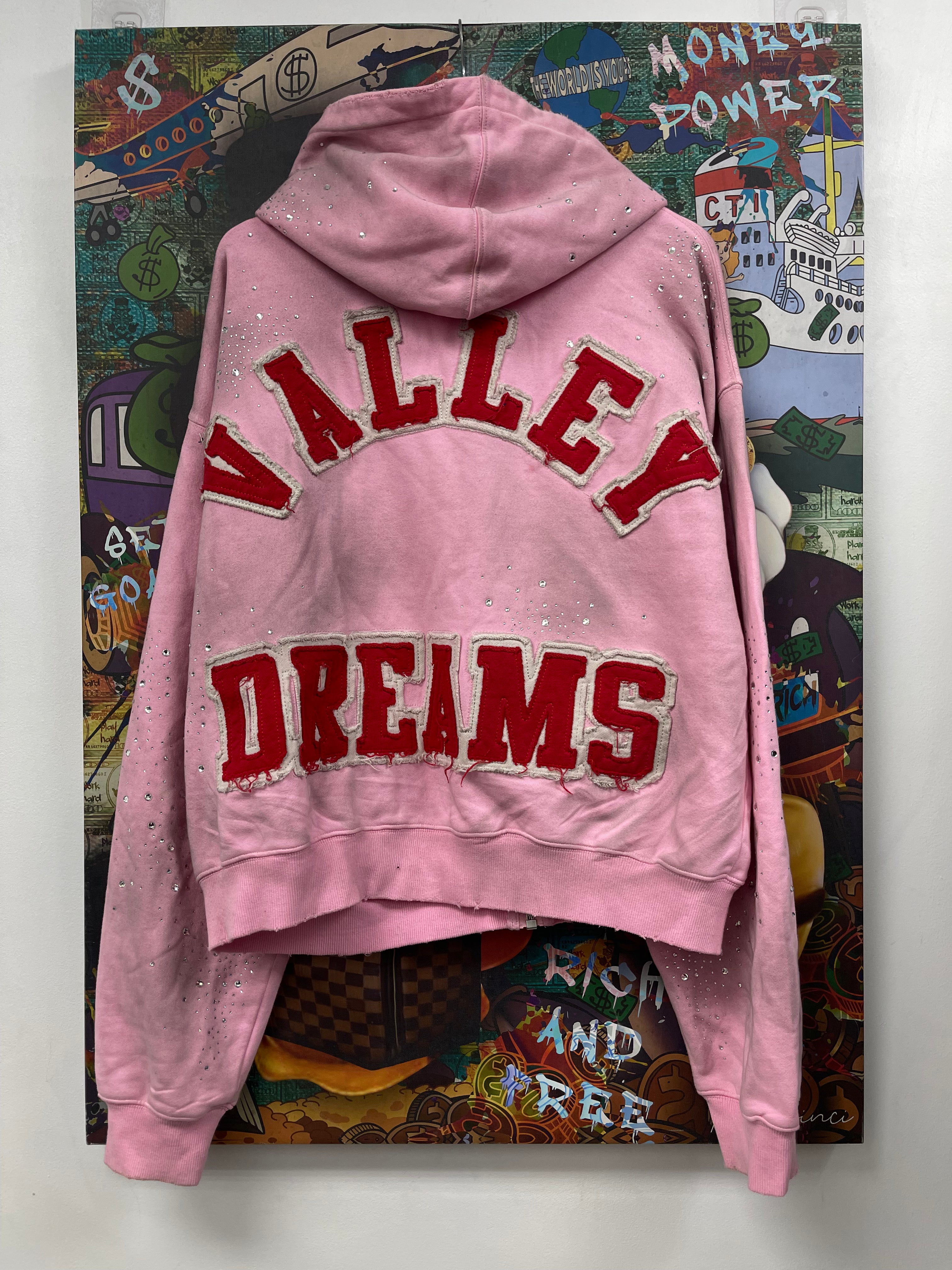 Vale Pink Clustered Zip Up