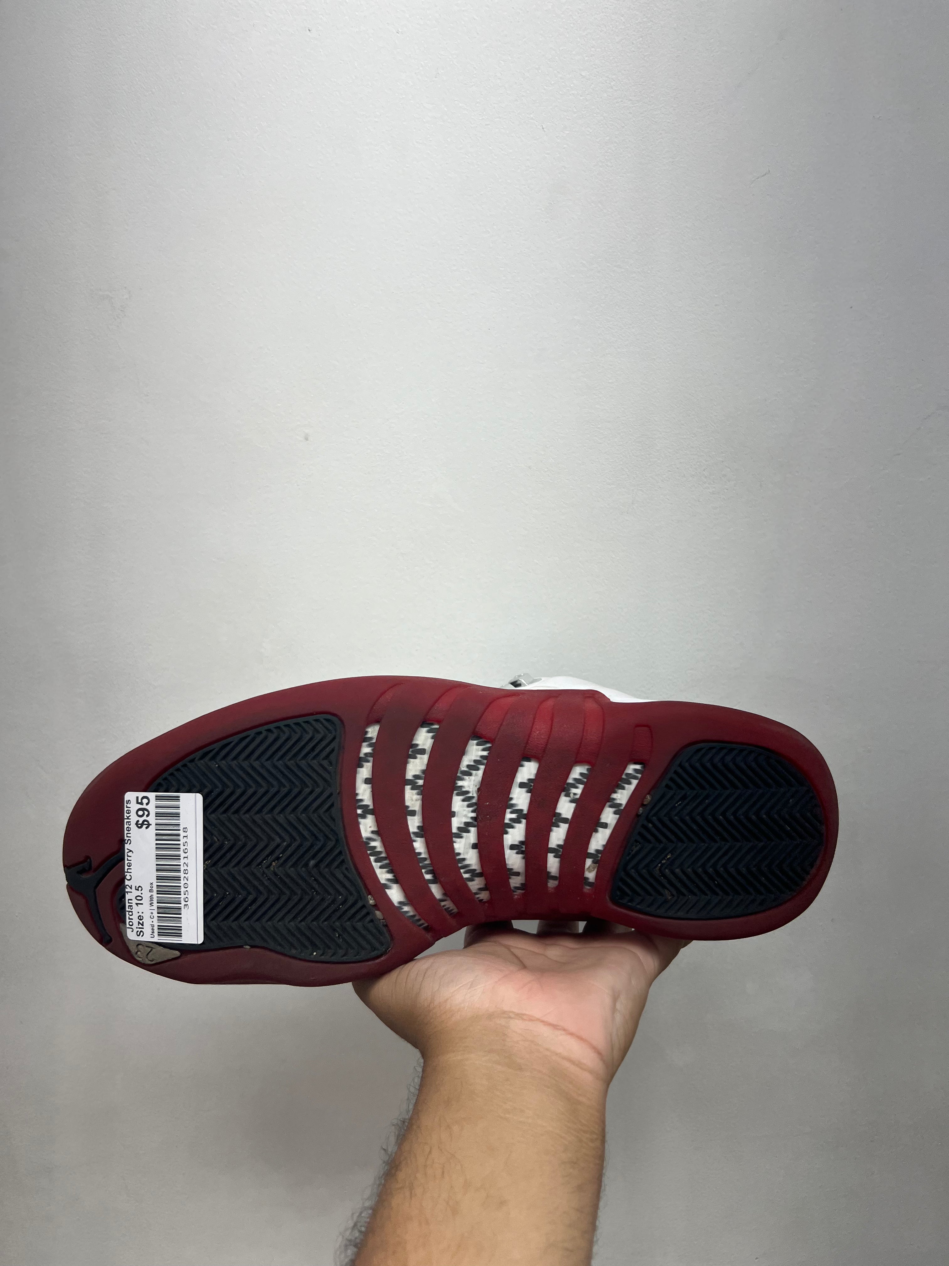 Jordan 12 Cherry Sneakers