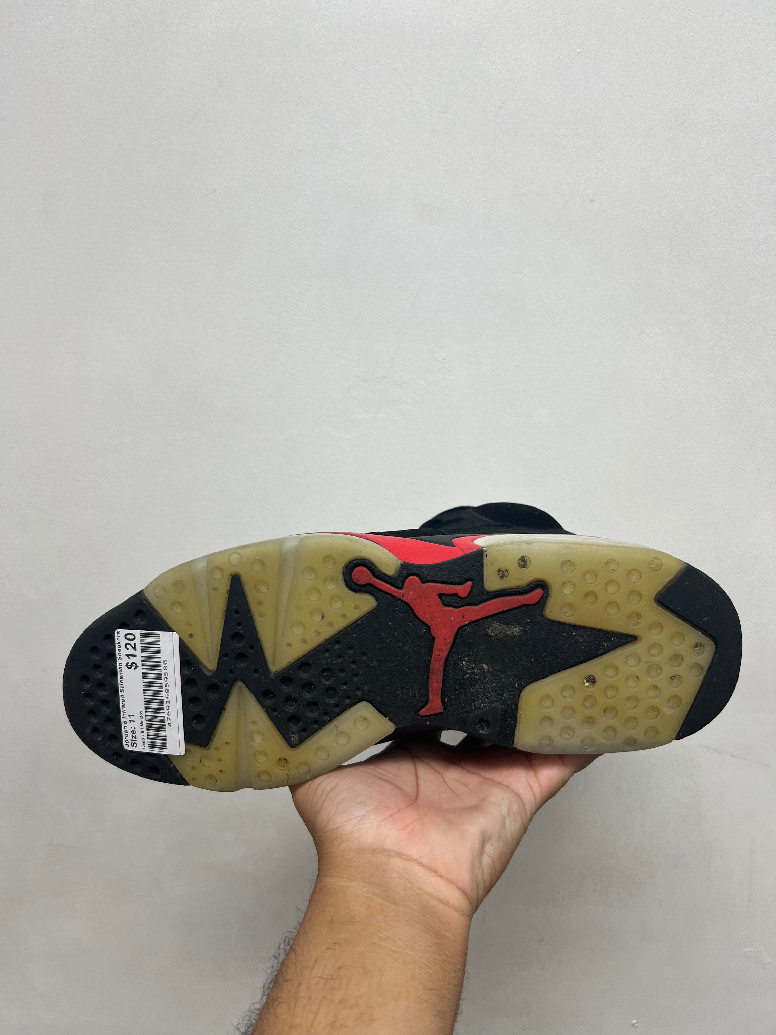 Jordan 6 Infrared Salesman Sneakers