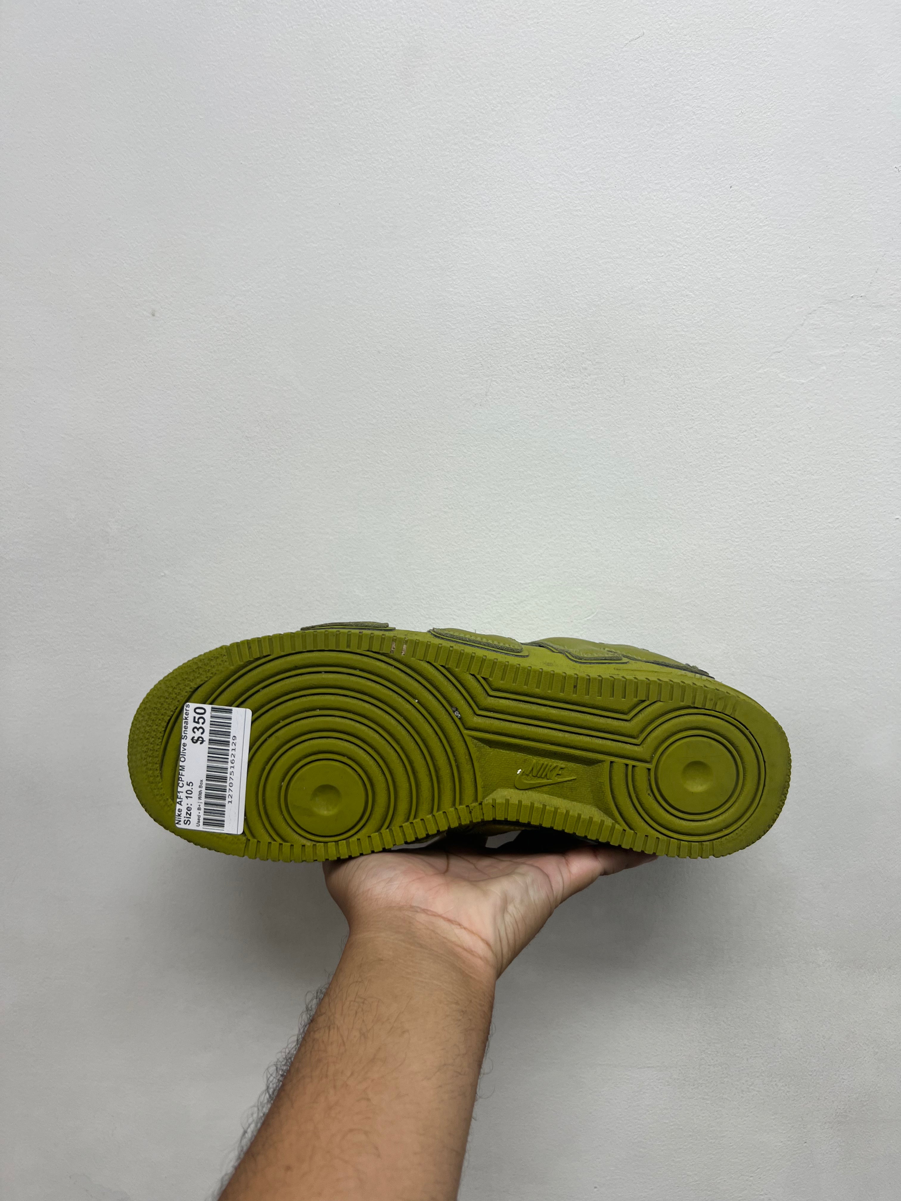 Nike AF1 CPFM Olive Sneakers