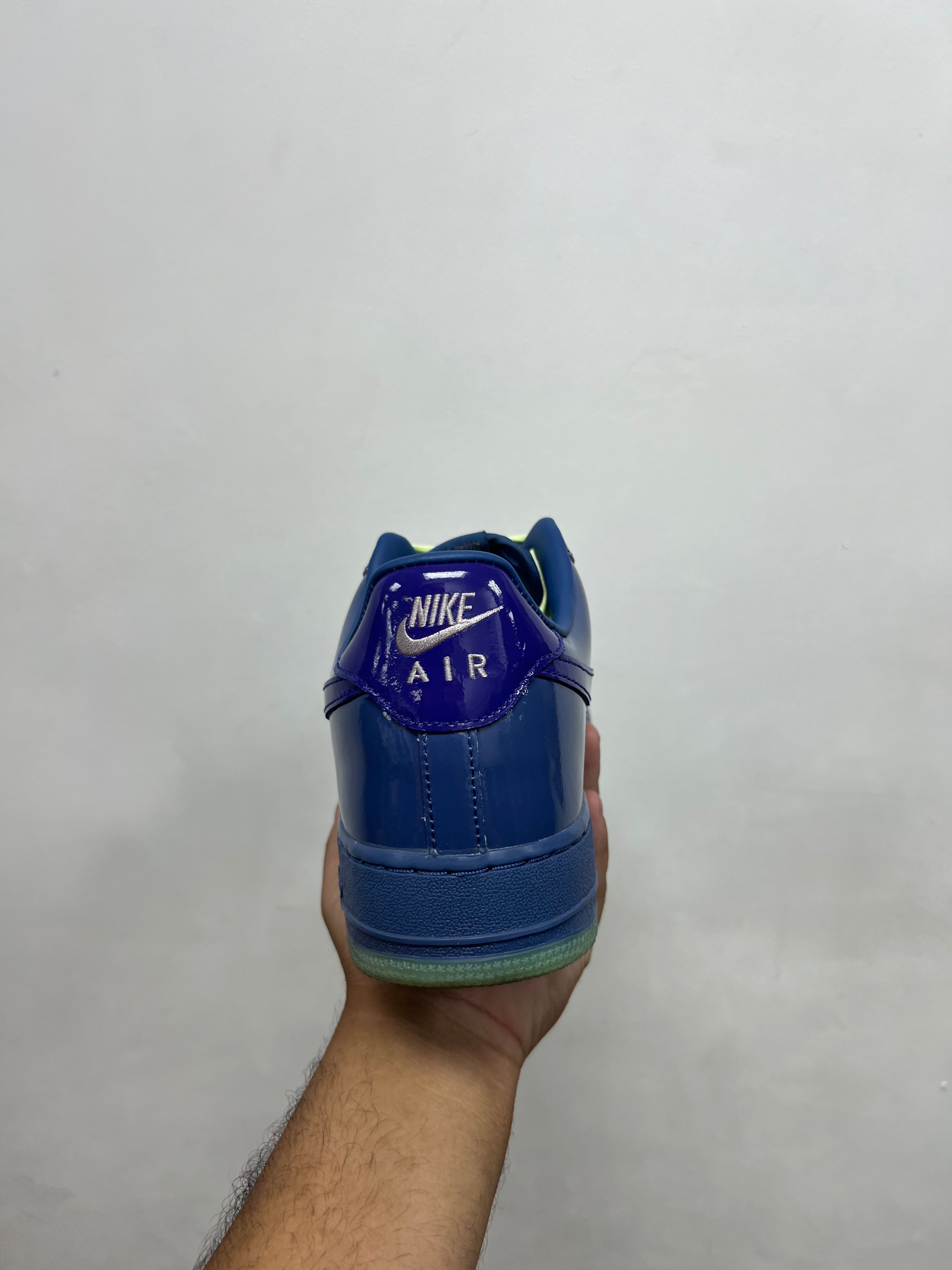 Nike AF1 Patent Leather Grape Ice Sneakers