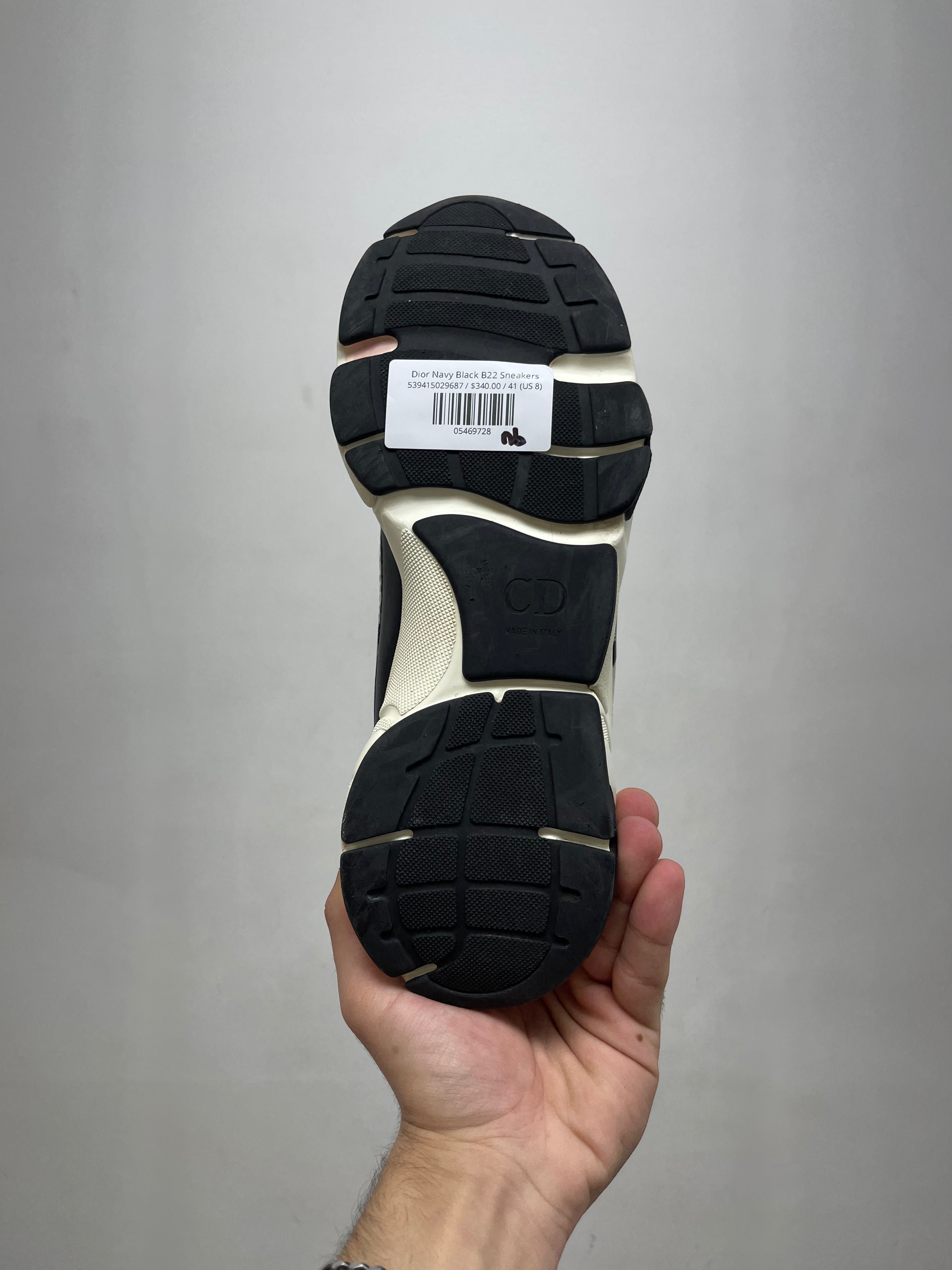 Dior Navy Black B22 Sneakers