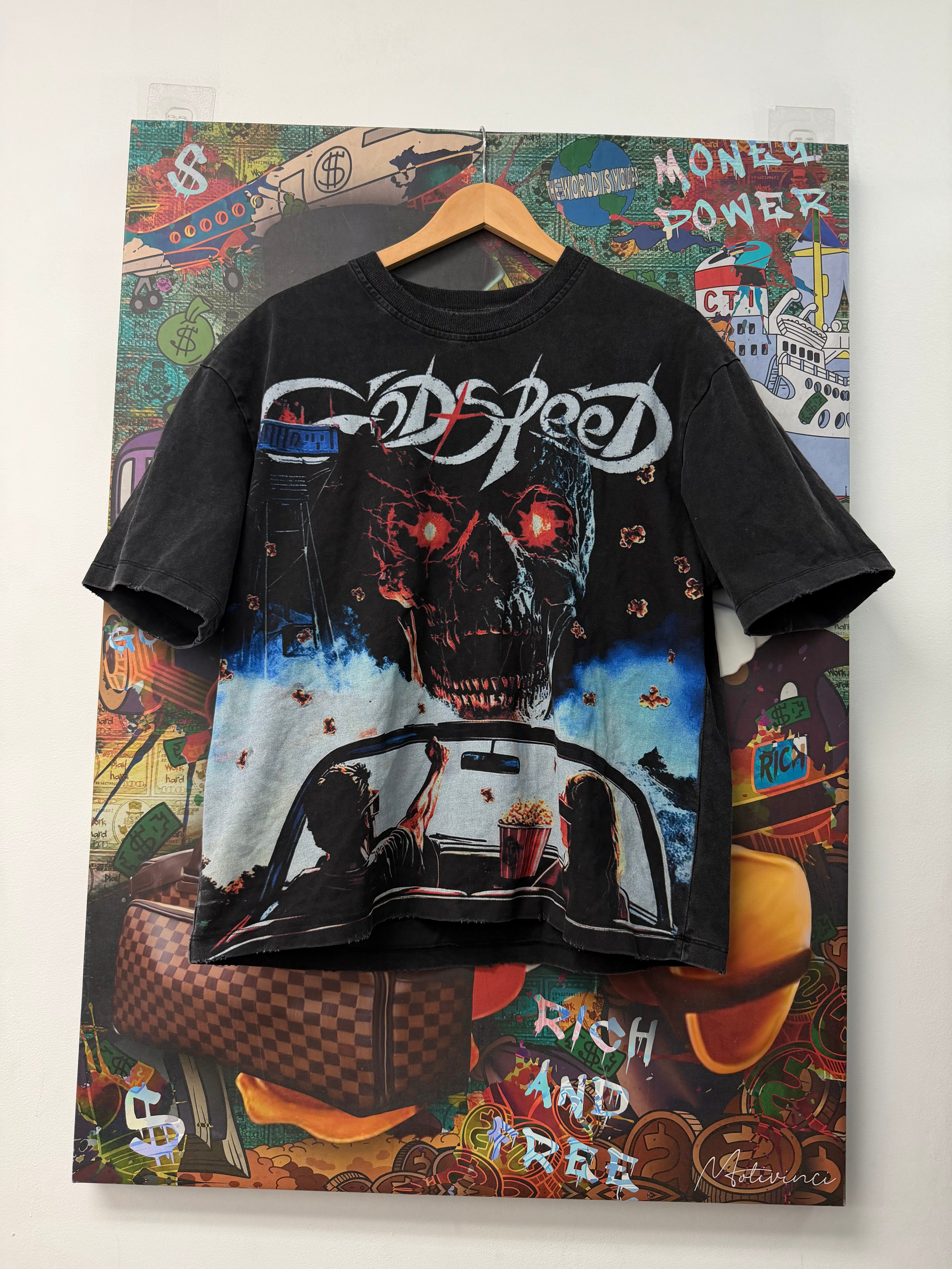 Godspeed Black Drive In Cinema Tee