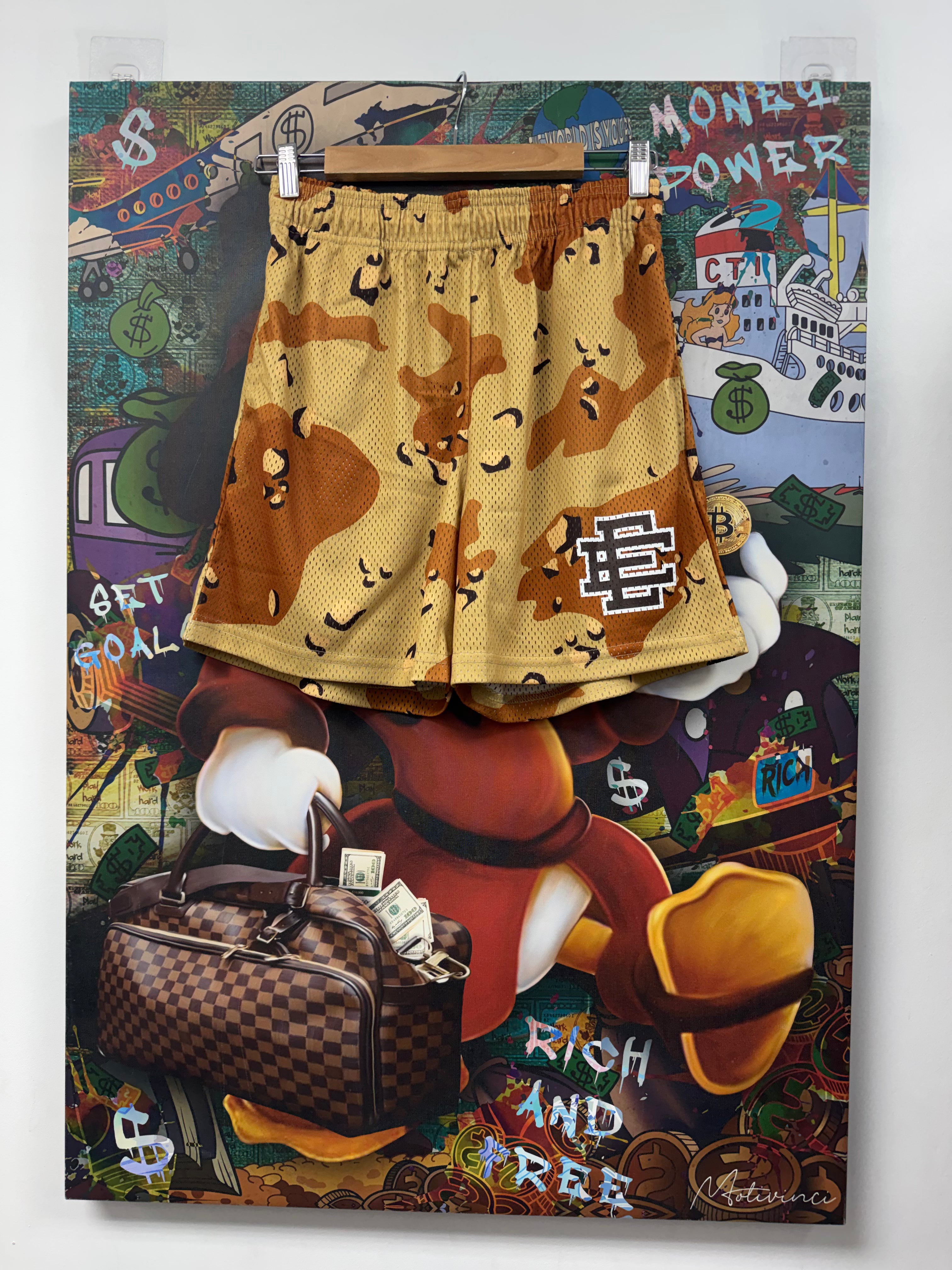 Eric Emanuel Chip Camo Shorts
