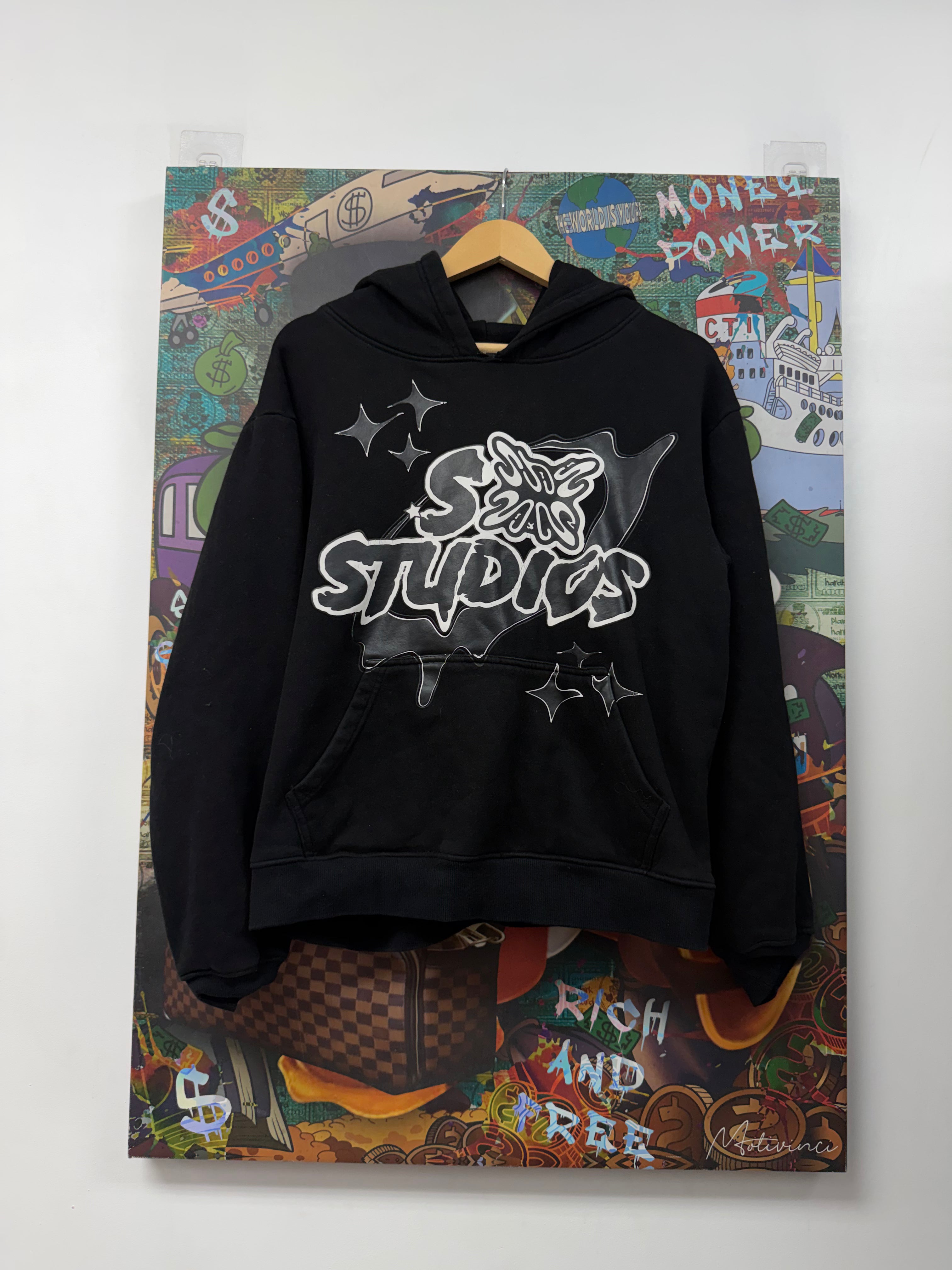 SB Studios Black White Hoodie