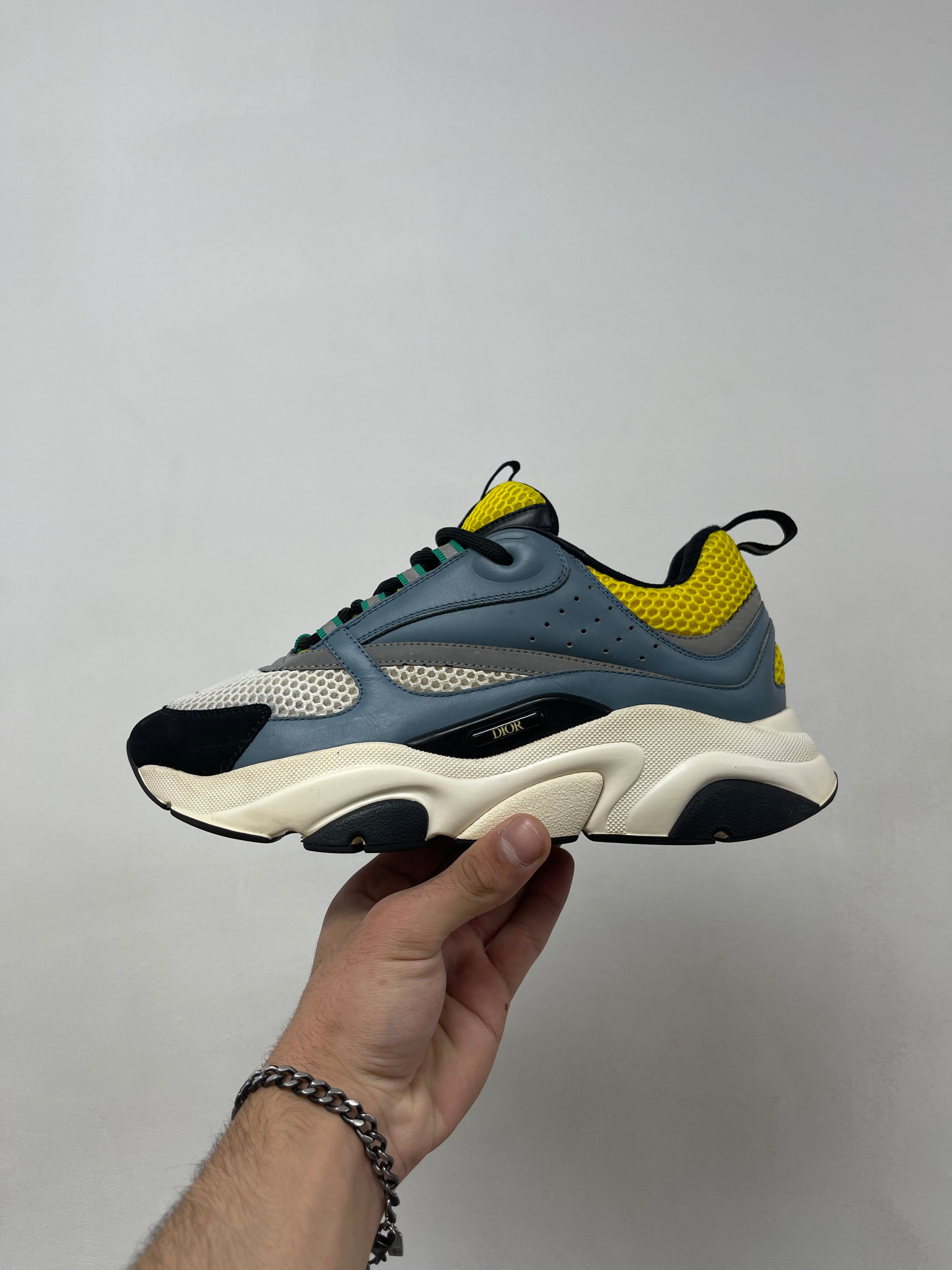 Dior Blue Yellow B22 Sneakers