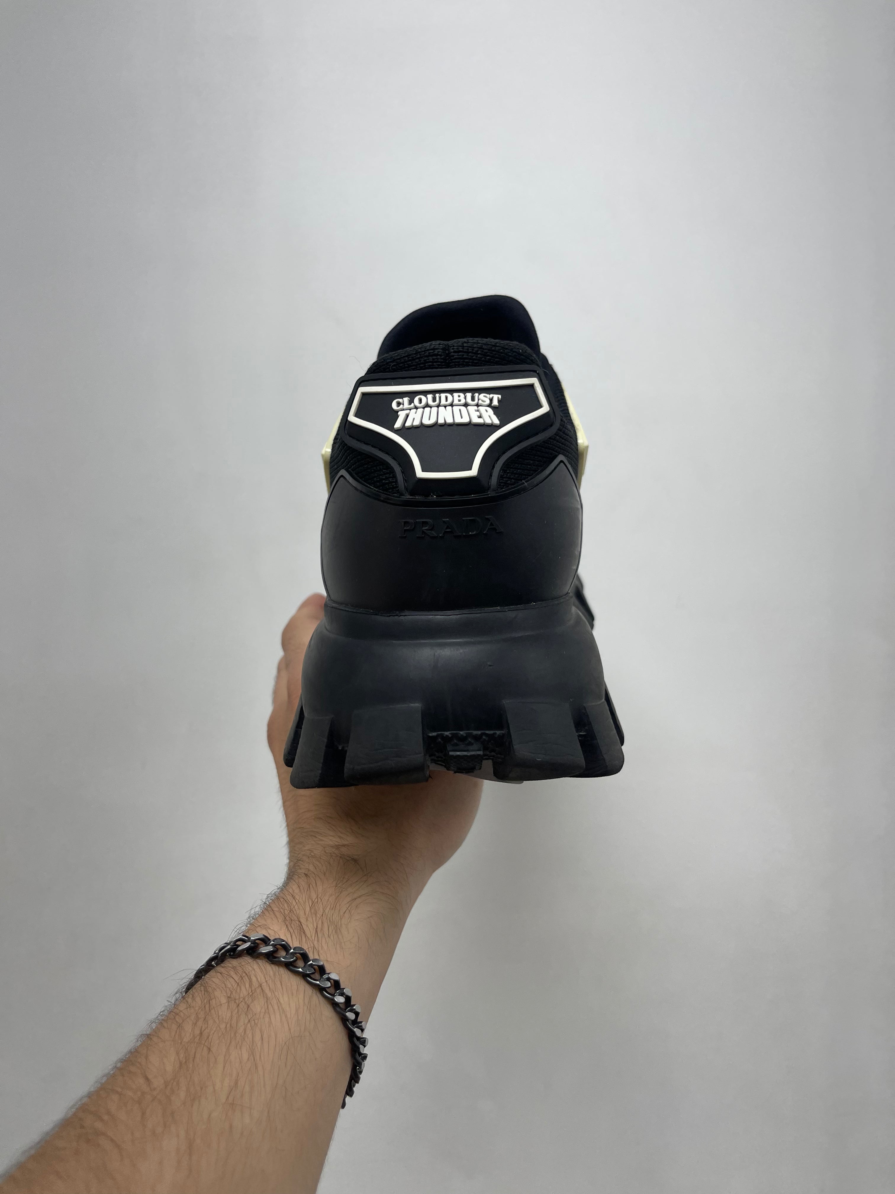 Prada Black White Cloudbust Sneakers