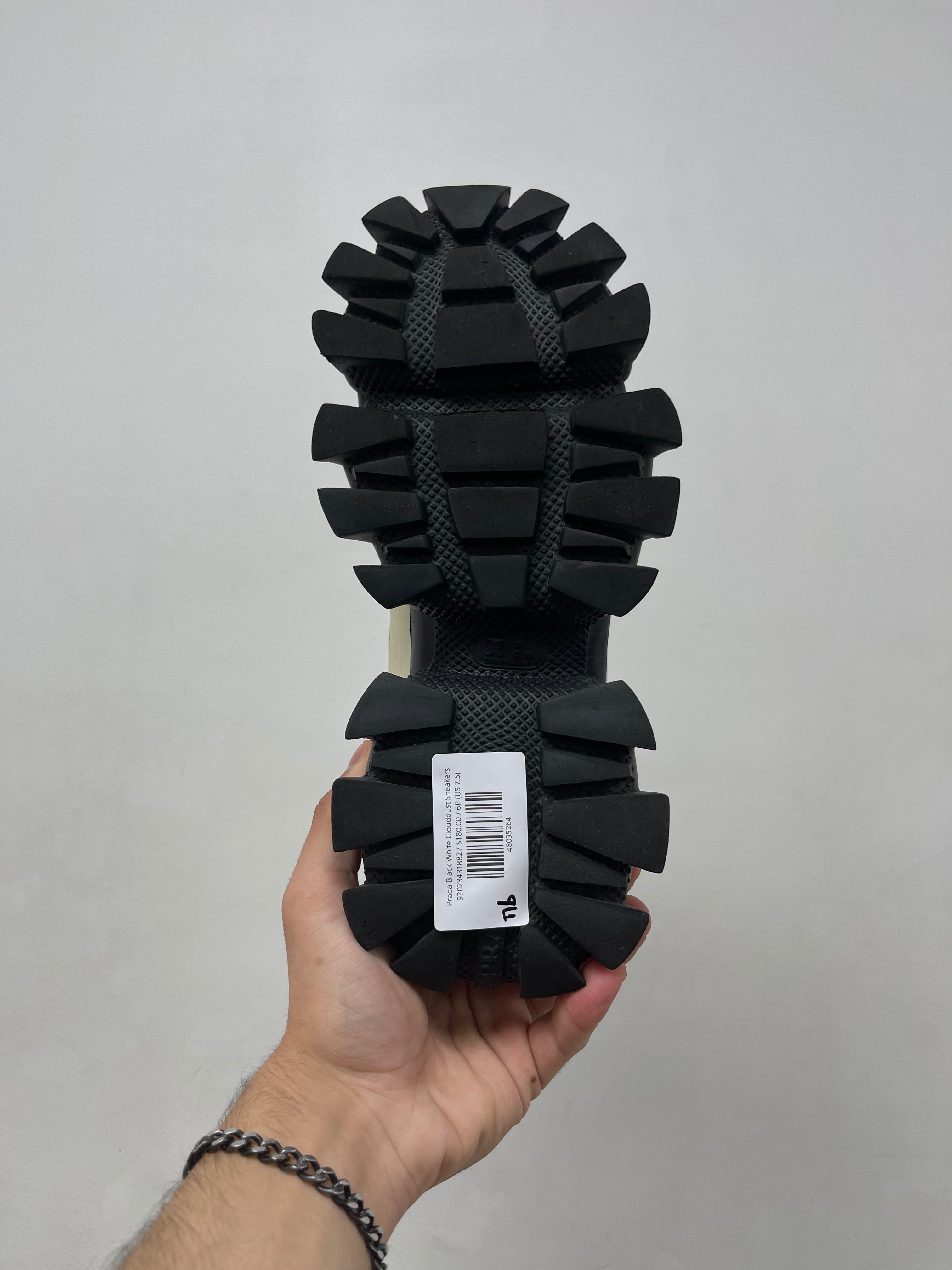 Prada Black White Cloudbust Sneakers