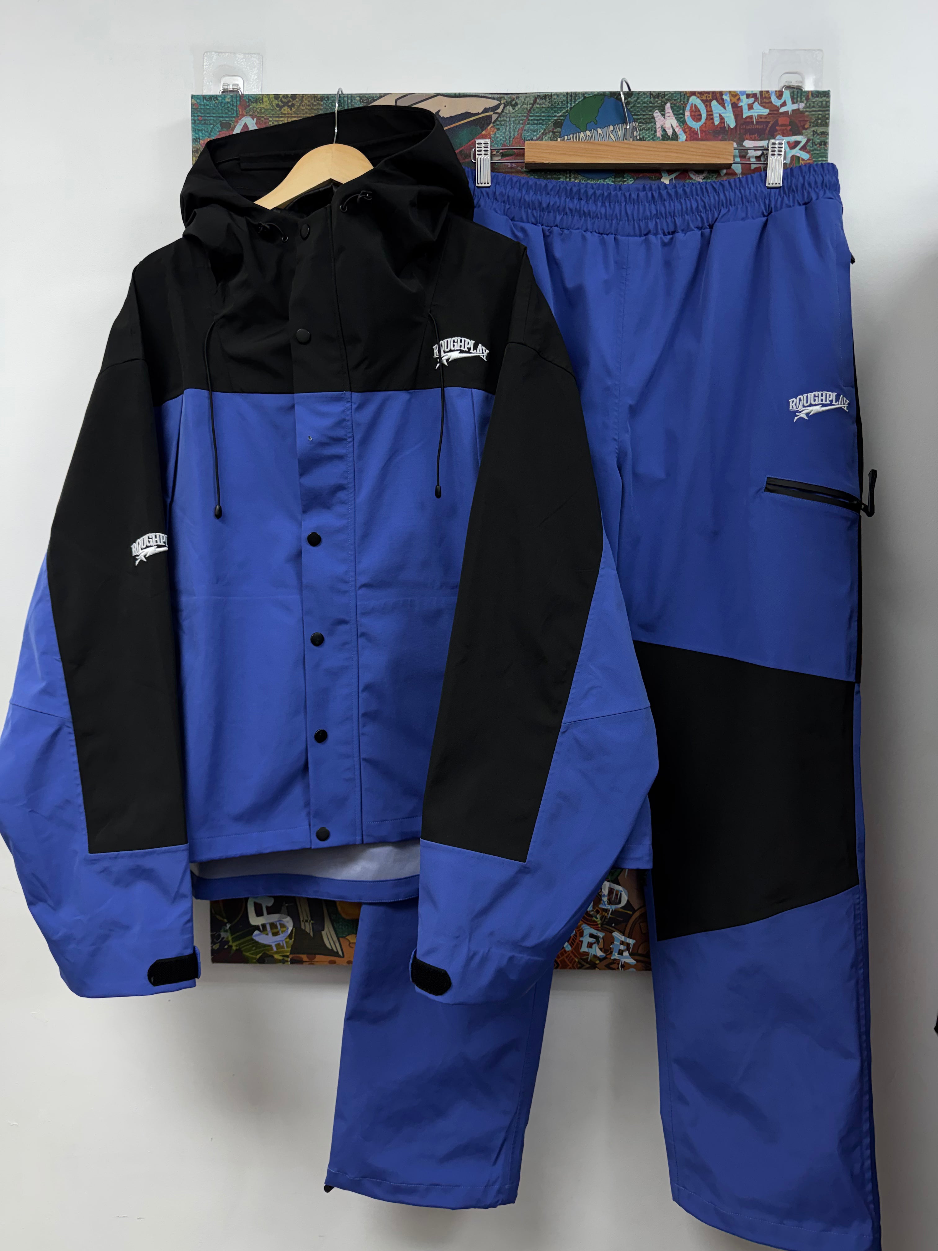 Roughplay Blue Black Sweatsuit
