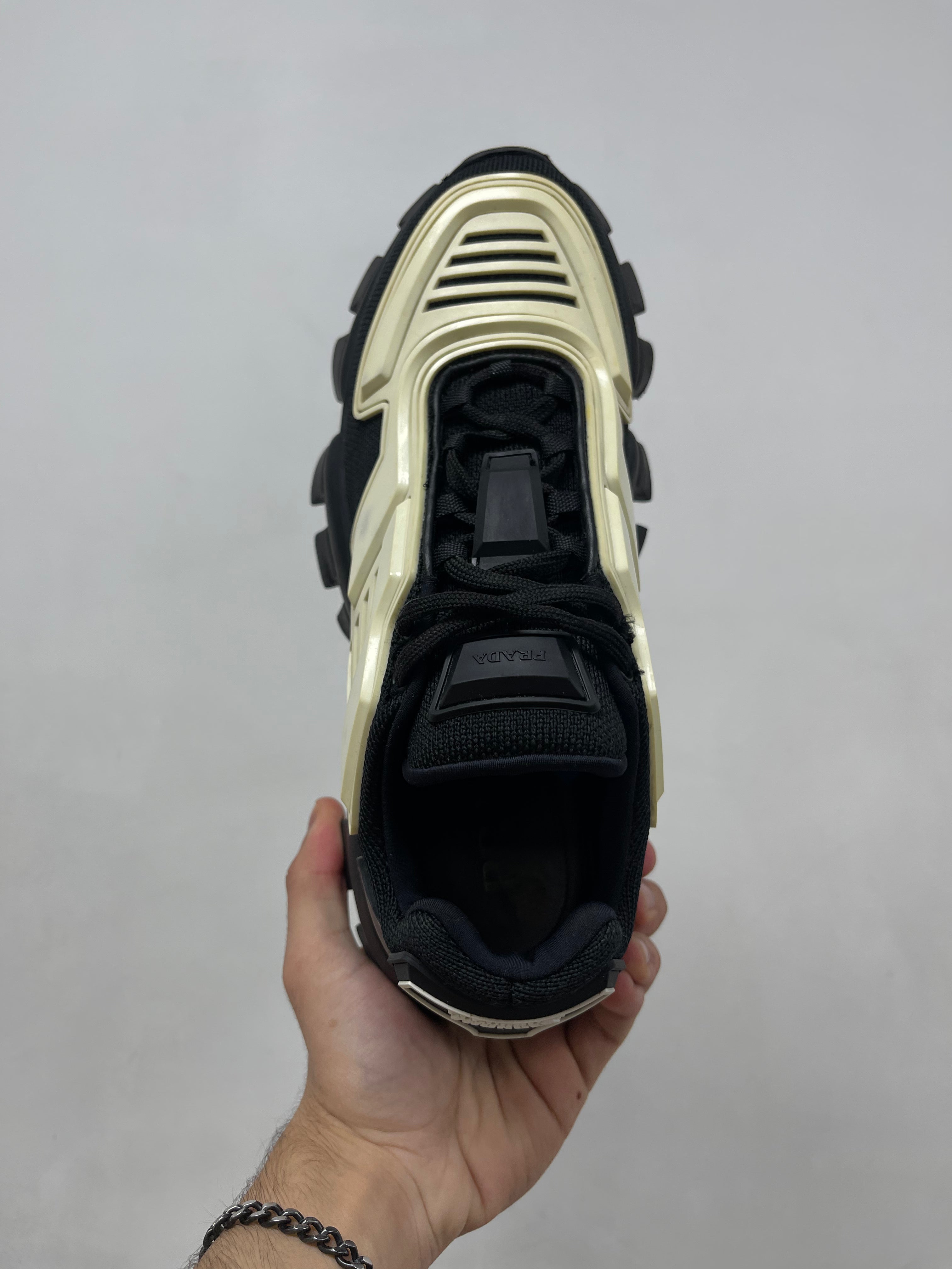 Prada Black White Cloudbust Sneakers