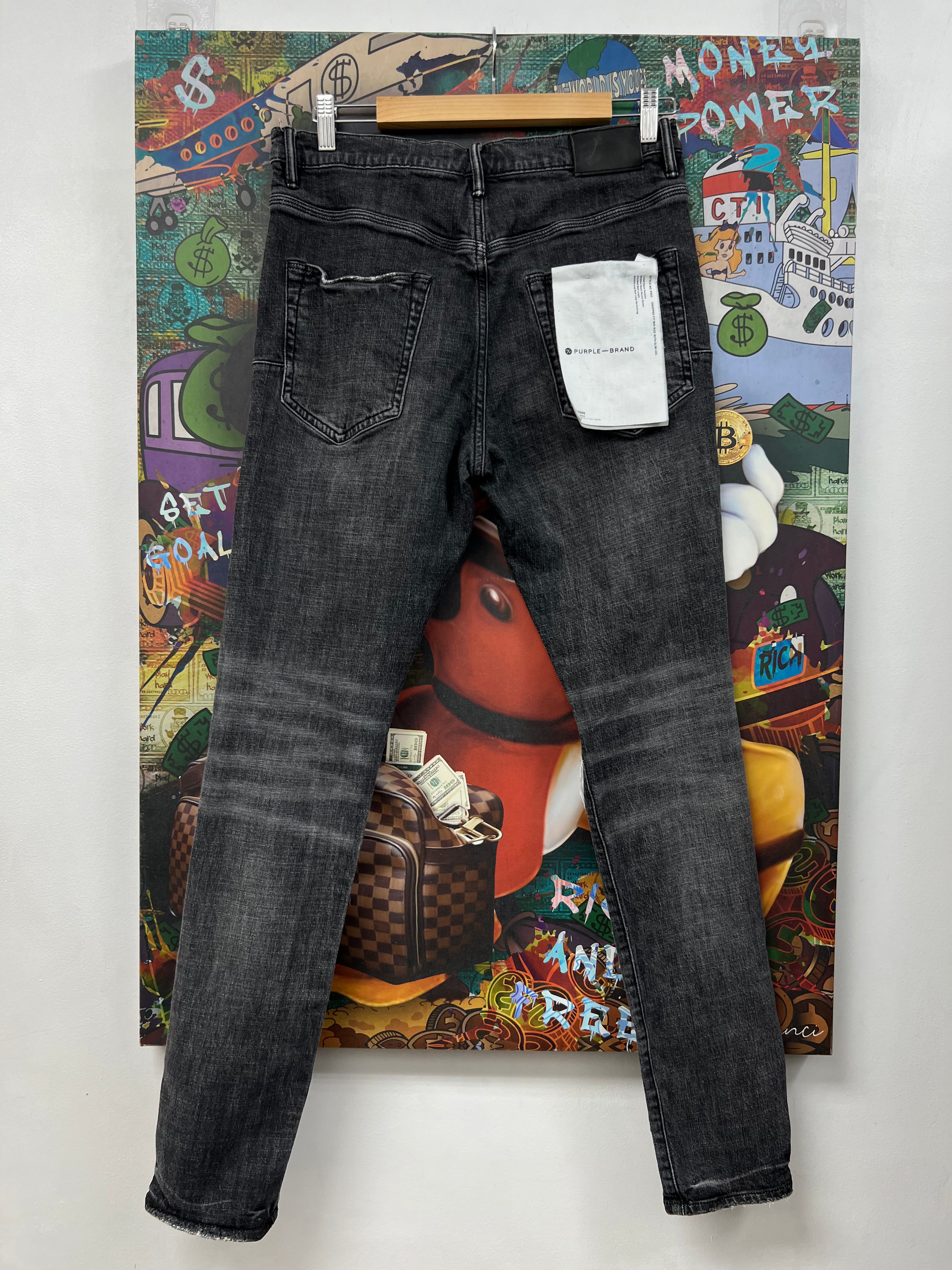 Purple Brand Grey P002 Jeans