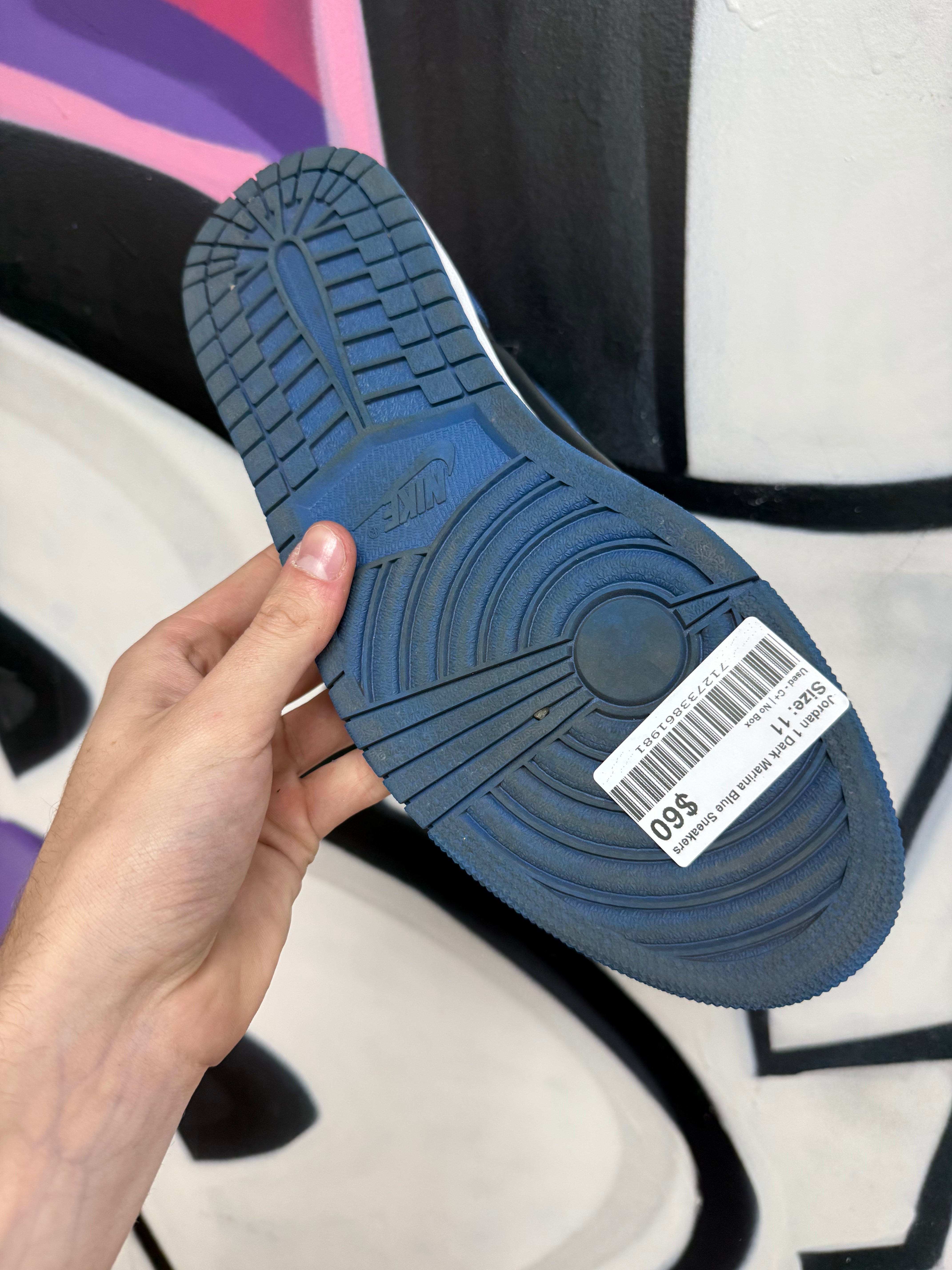 Jordan 1 Dark Marina Blue Sneakers