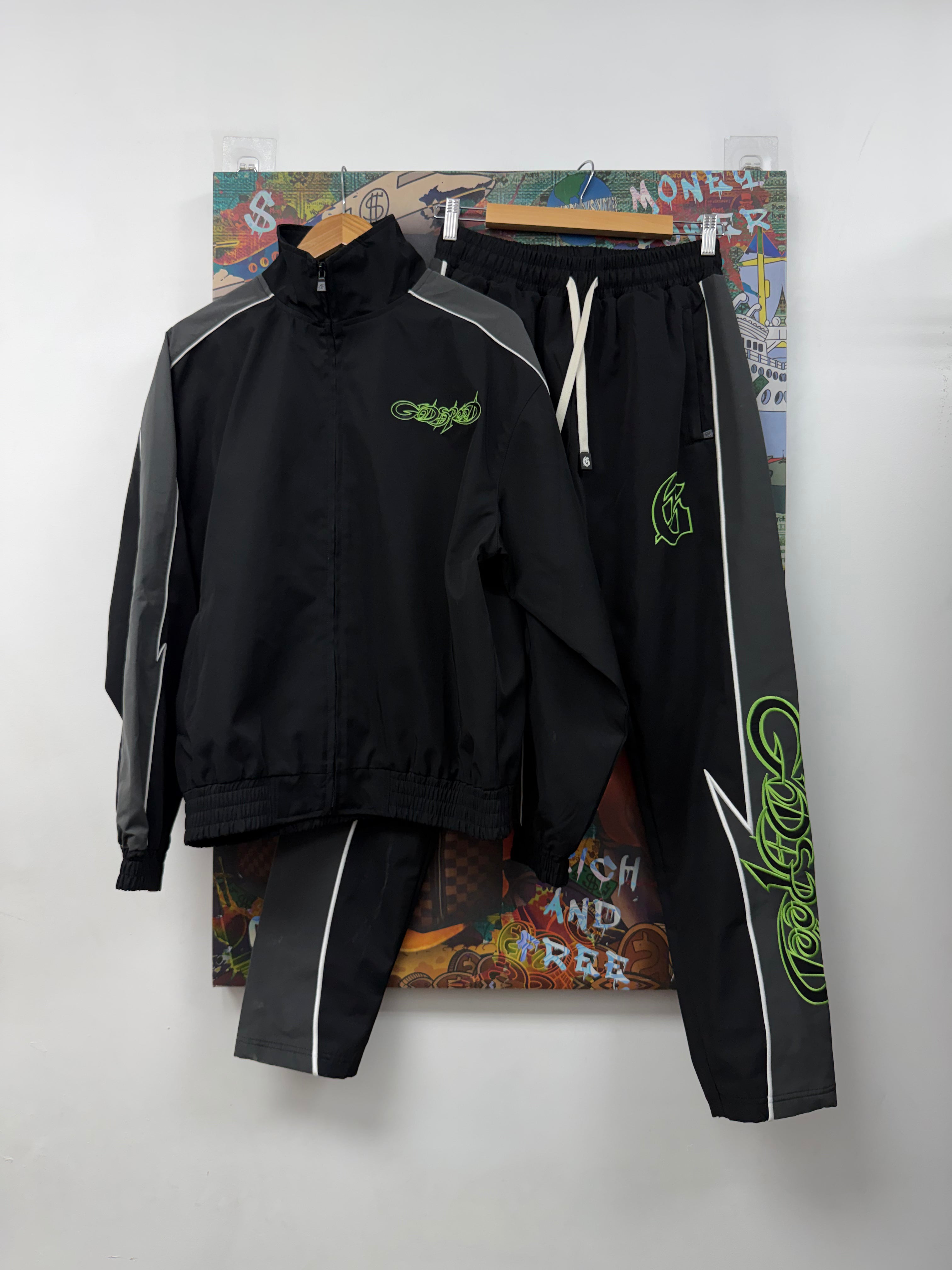 Godspeed Grey Neon Track Suit