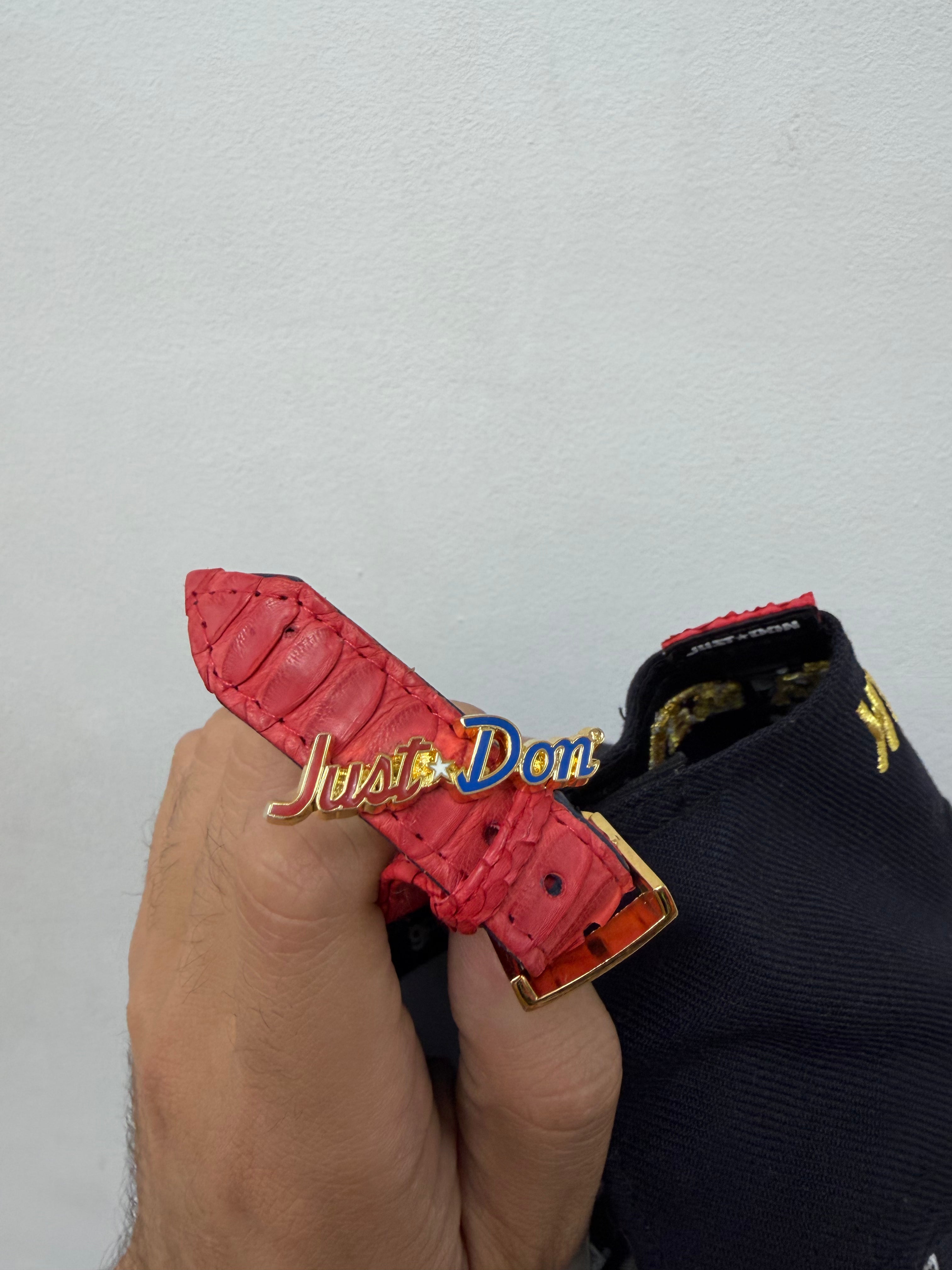 Just Don Navy Red NYC USA World Series Hat