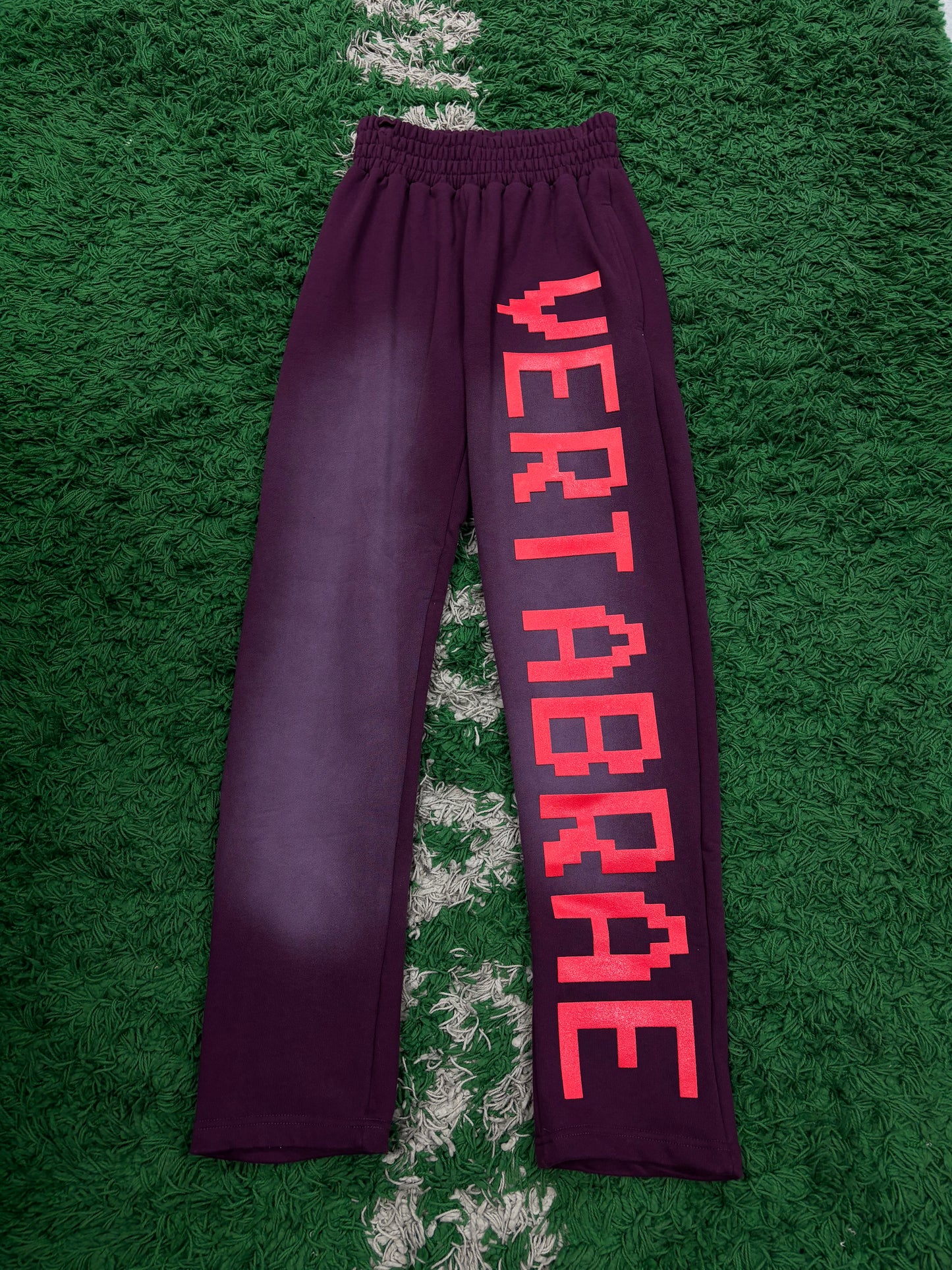 Vertabrae Sweats Purple Red