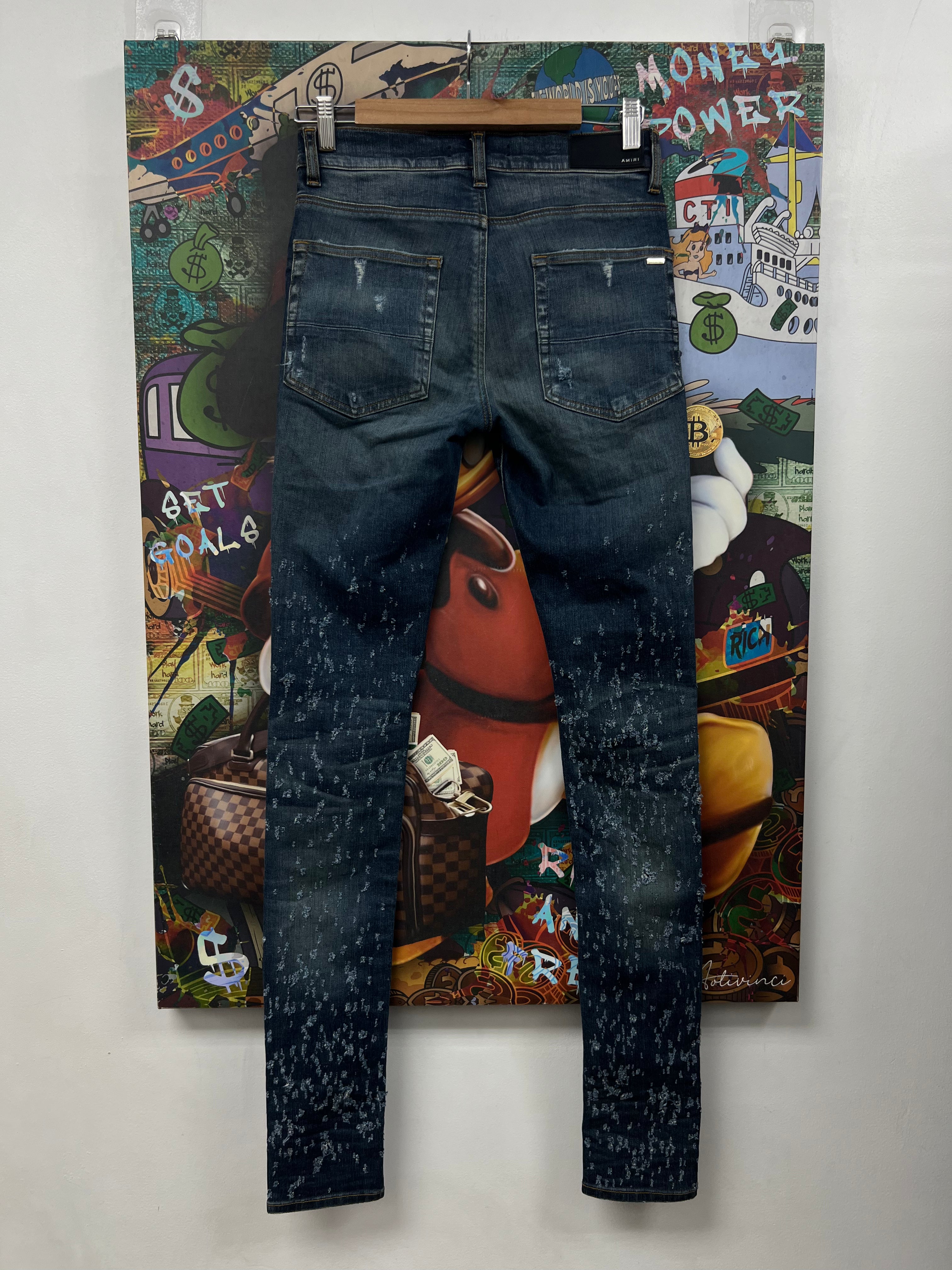 Amiri Deep Classic Shotgun Jeans